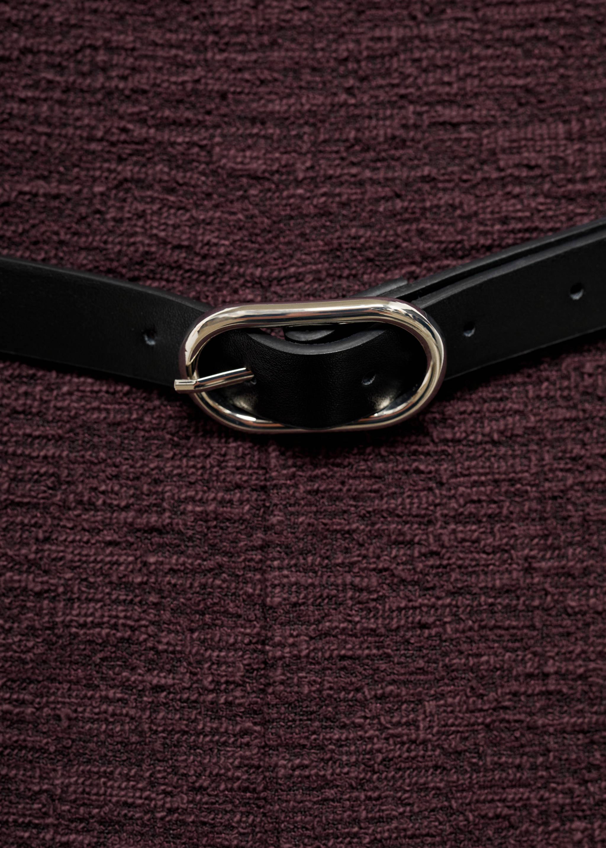 Marl jumpsuit with belt - Details of the article 8