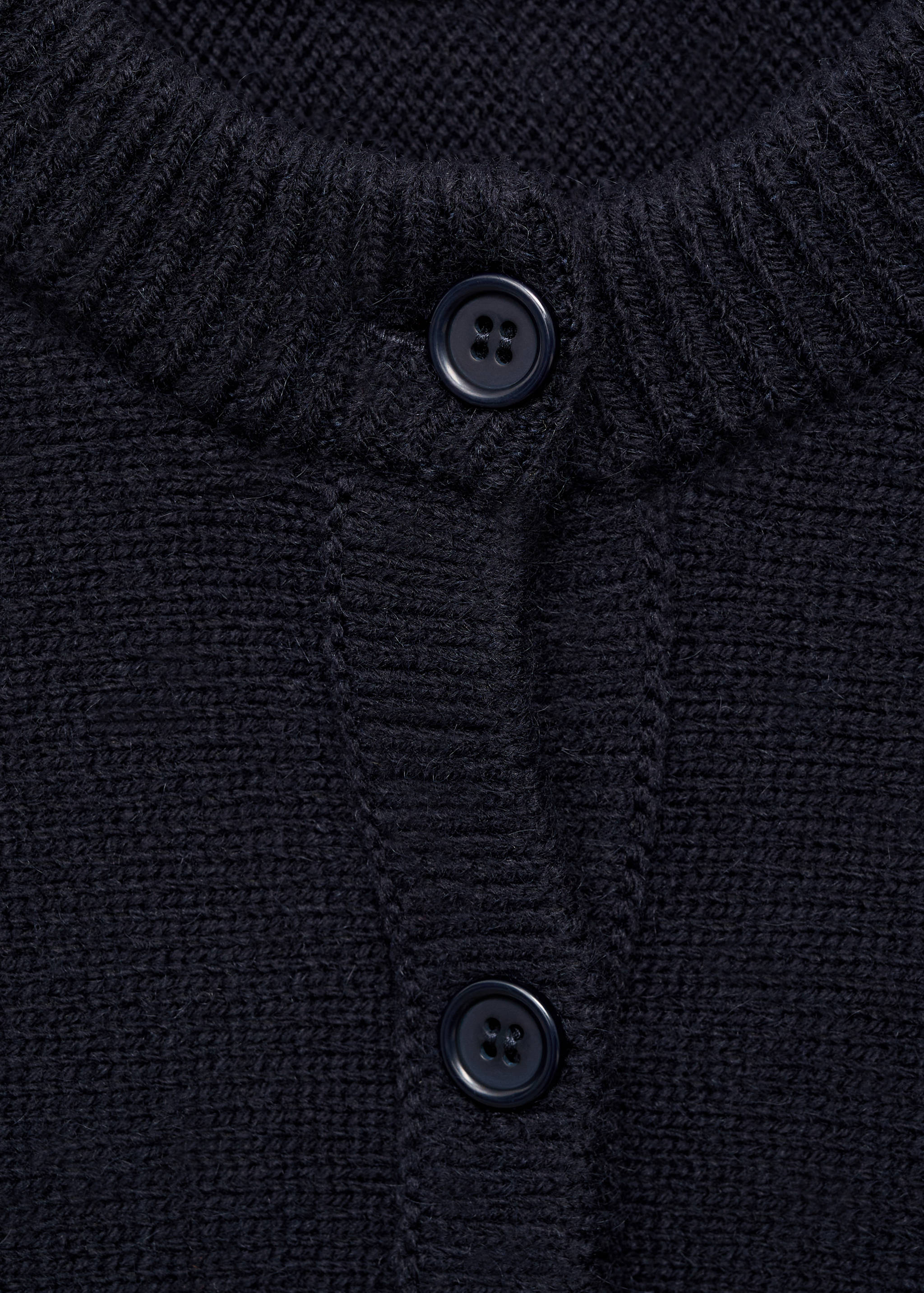 Straight-fit cardigan with buttons - Details of the article 8