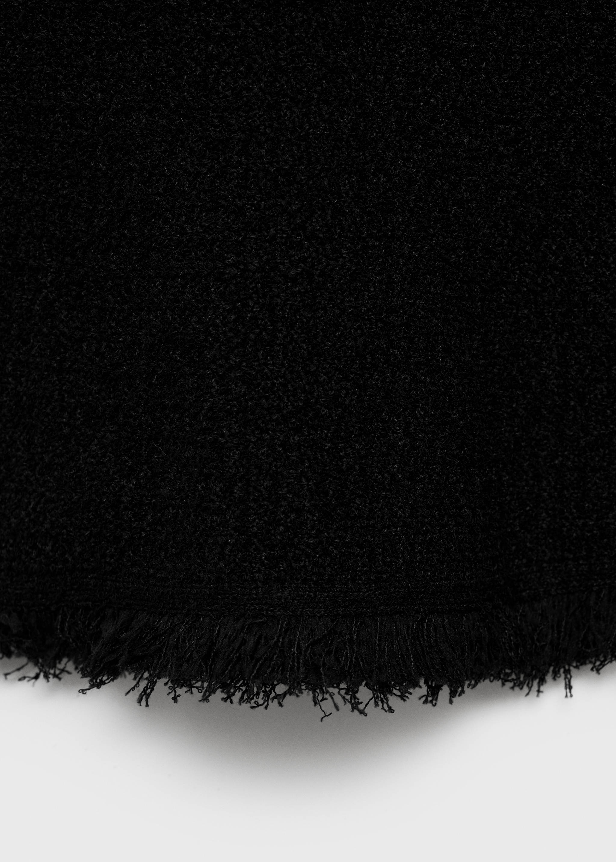 Jupe en tweed bords effilochés - Détail de l'article 0