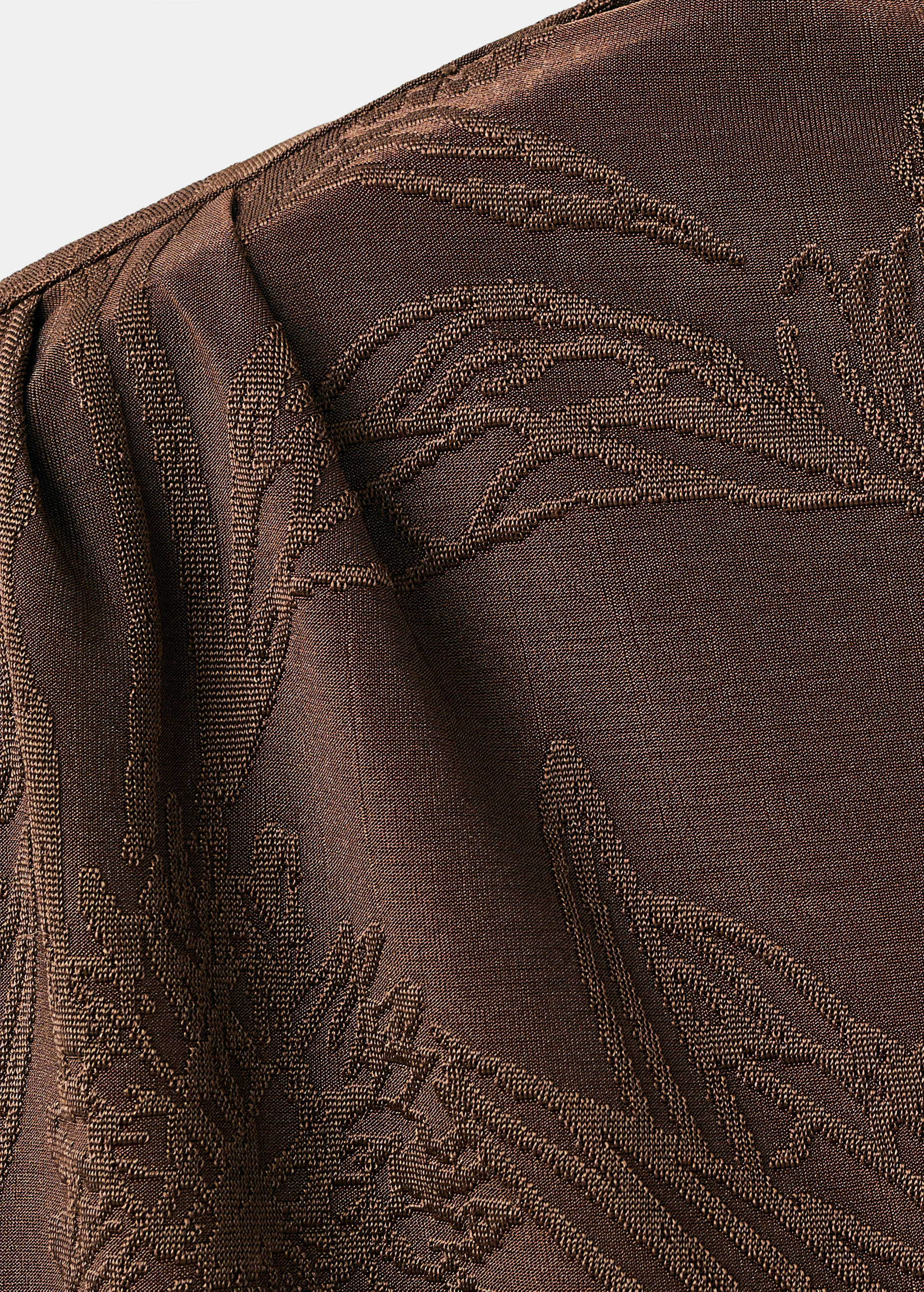 Jacquard floral-print top - Details of the article 8