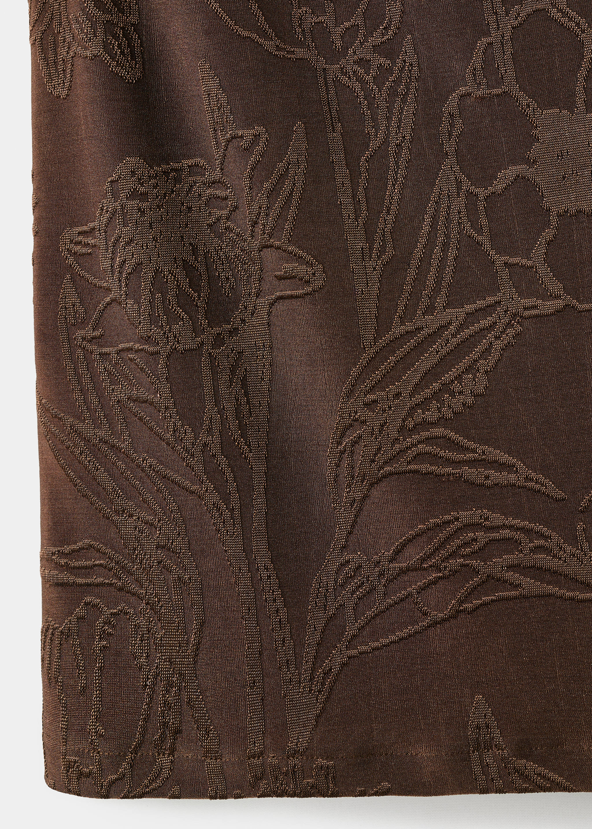 Jacquard floral-print top - Details of the article 0