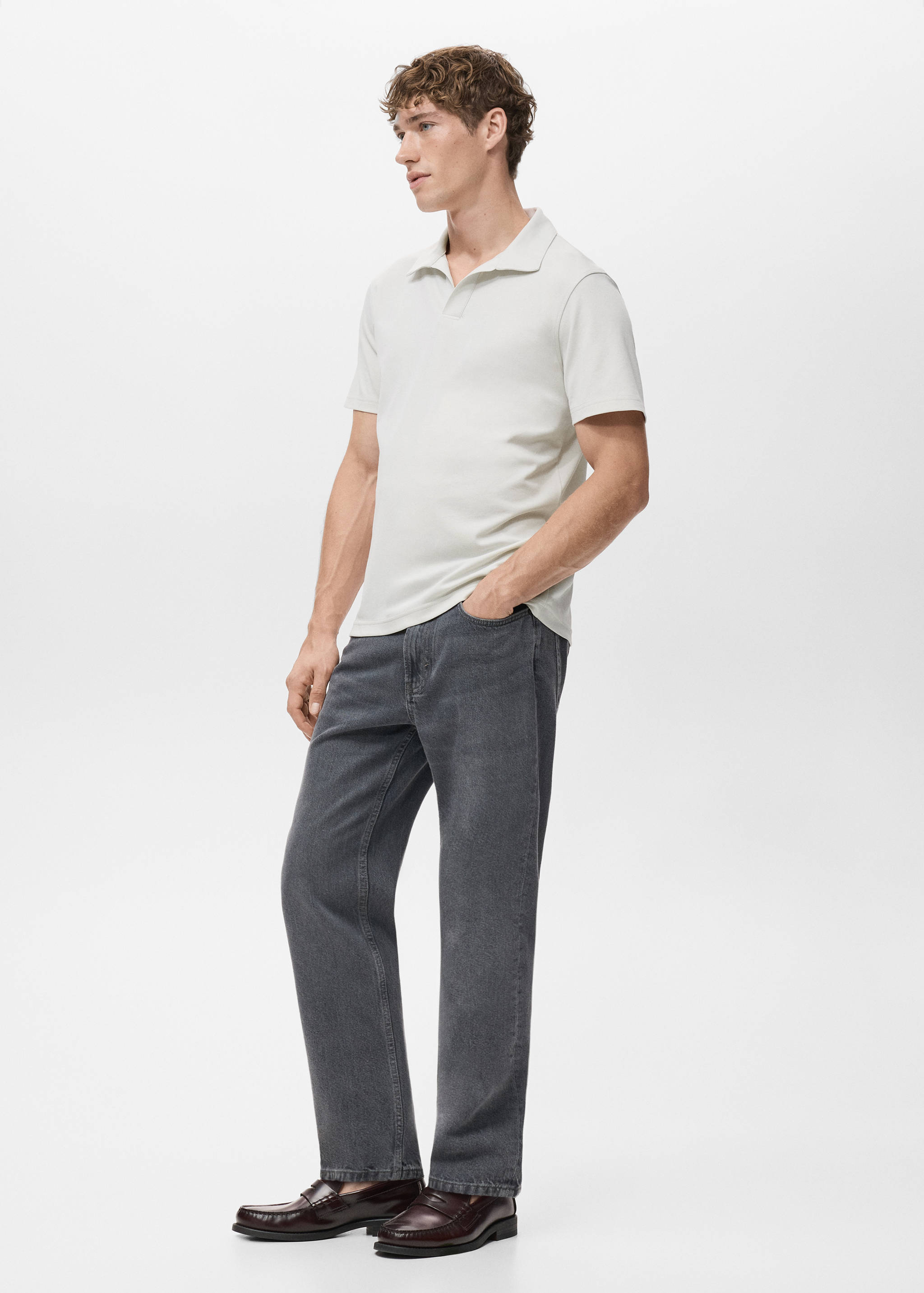 Cotton piqué polo shirt - Details of the article 2