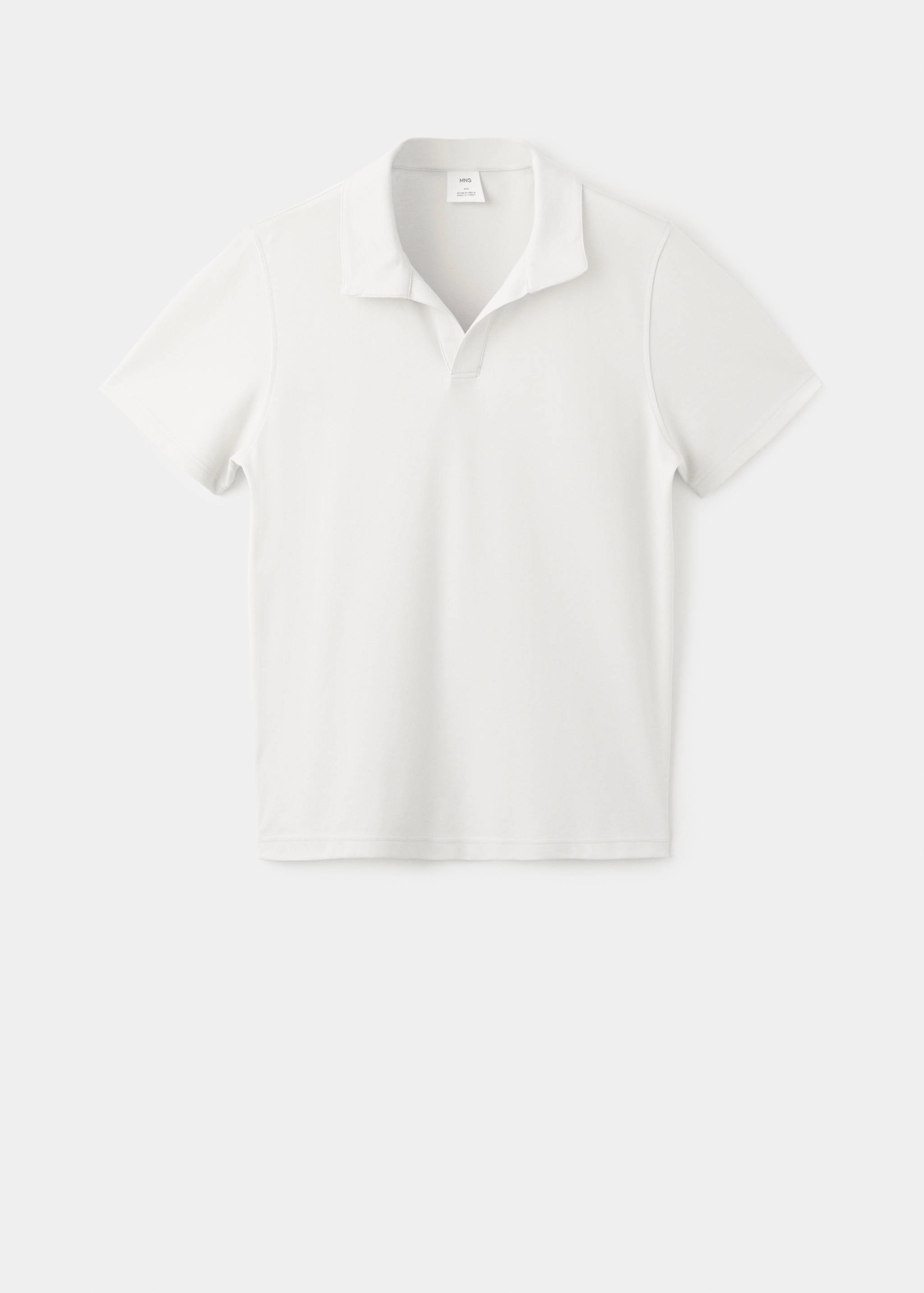 Cotton piqué polo shirt - Article without model