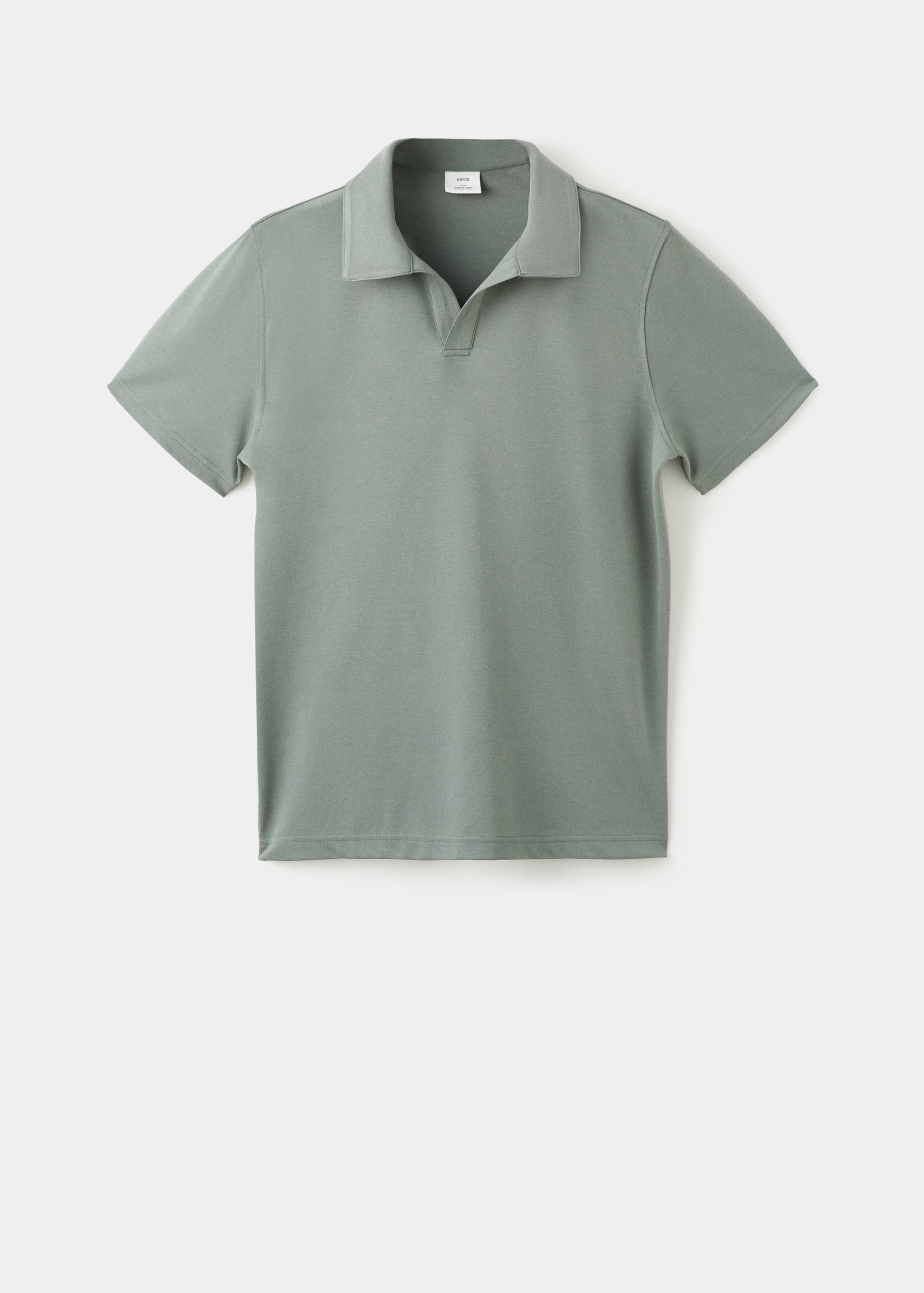 Cotton piqué polo shirt - Article without model