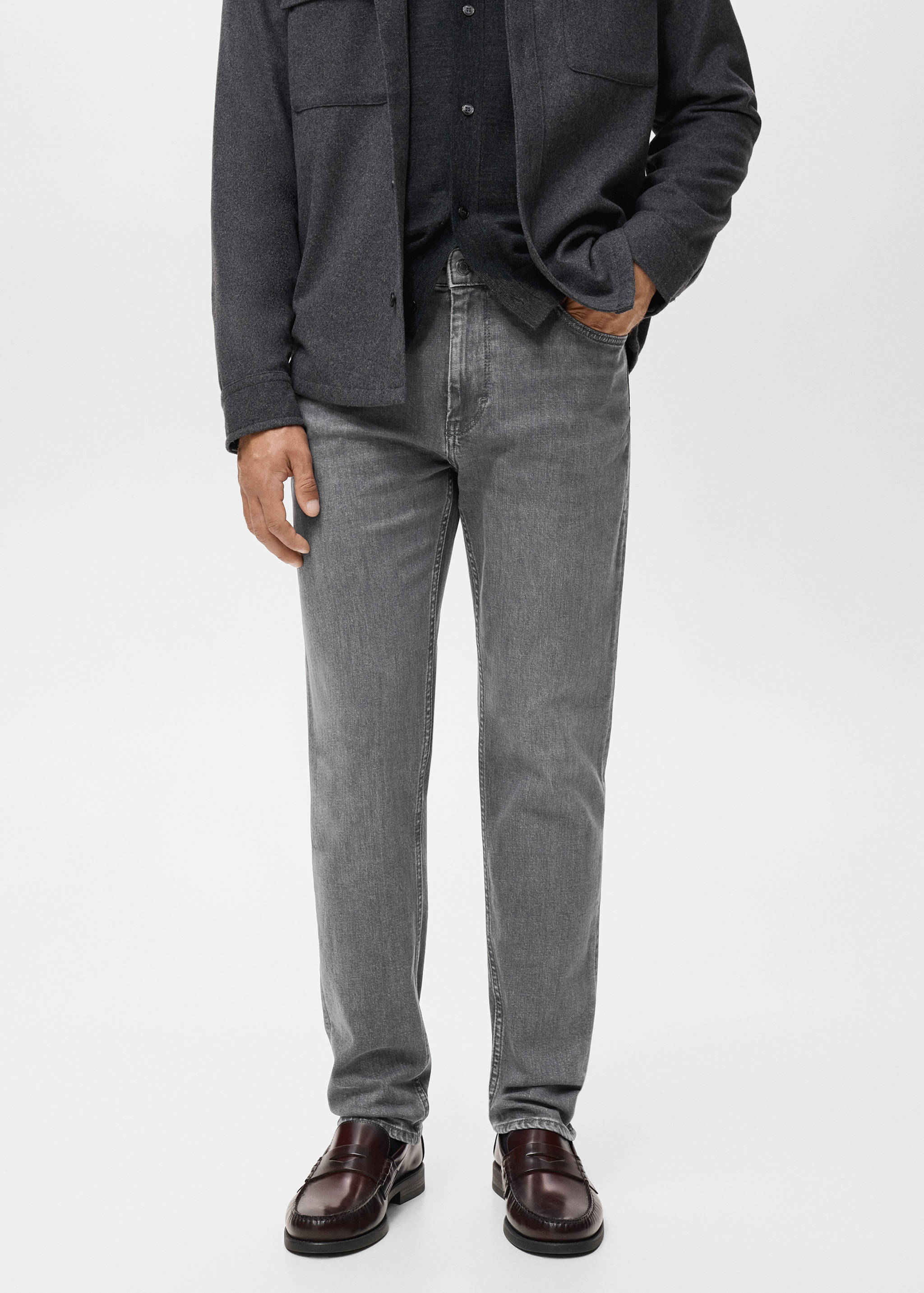 Slim fit Ultra Soft Touch Patrick jeans - Medium plane
