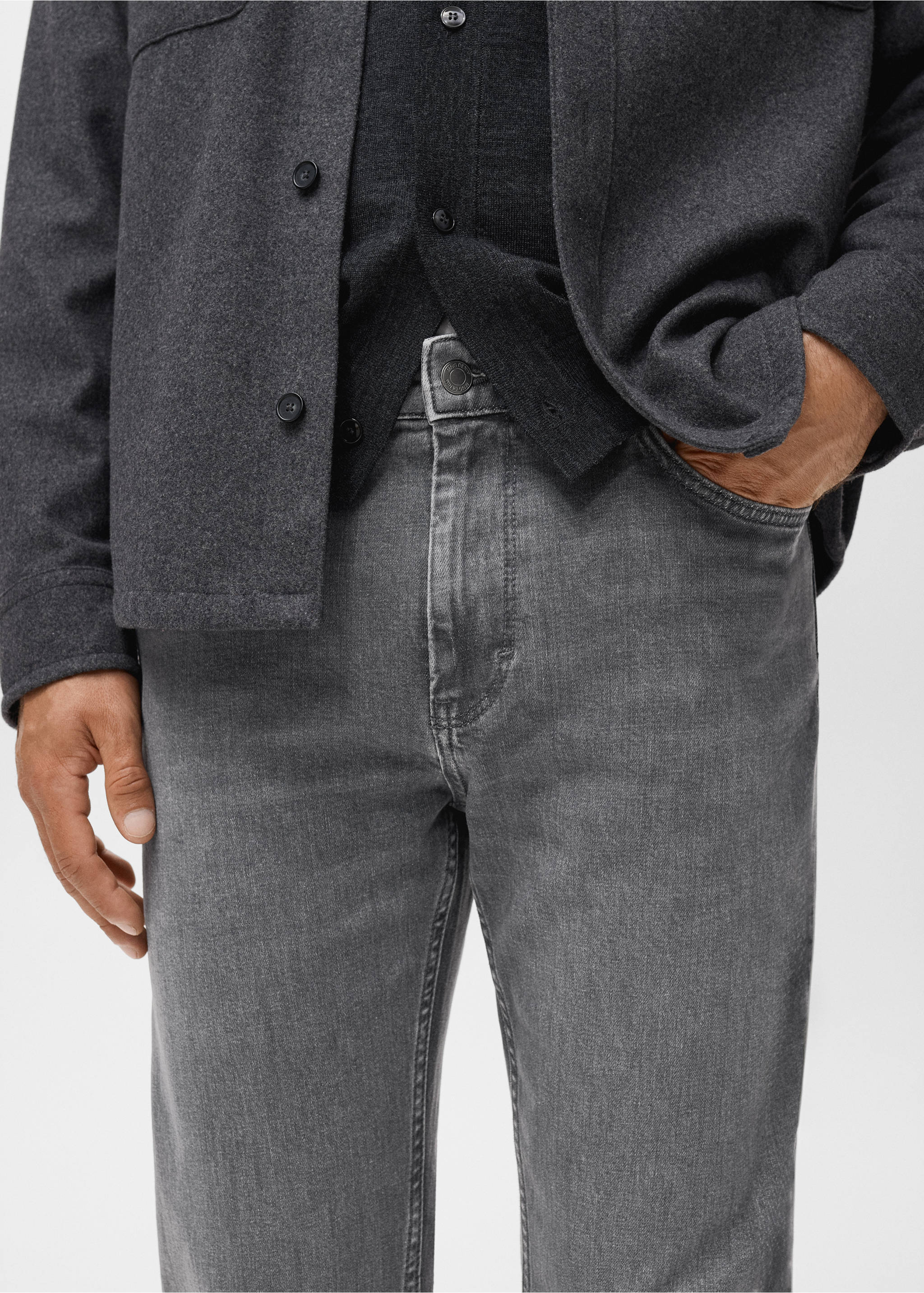 Jeans Patrick slim fit Ultra Soft Touch - Detalle del artículo 1, Gris. Ref: 17075969-00.