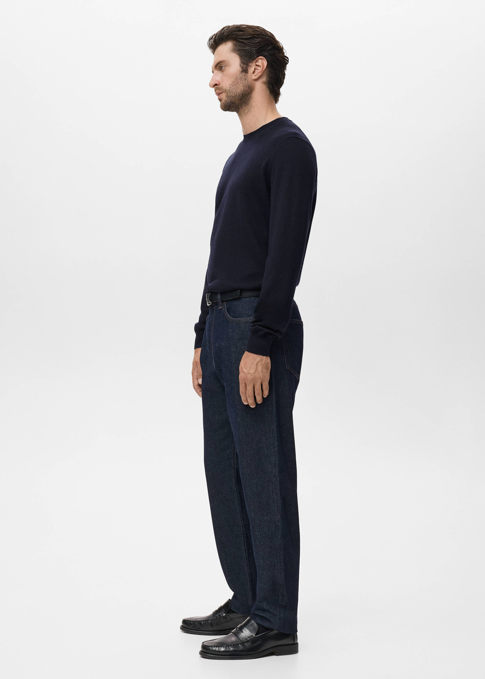 100% merino wool crew neck sweater - Details of the article 2