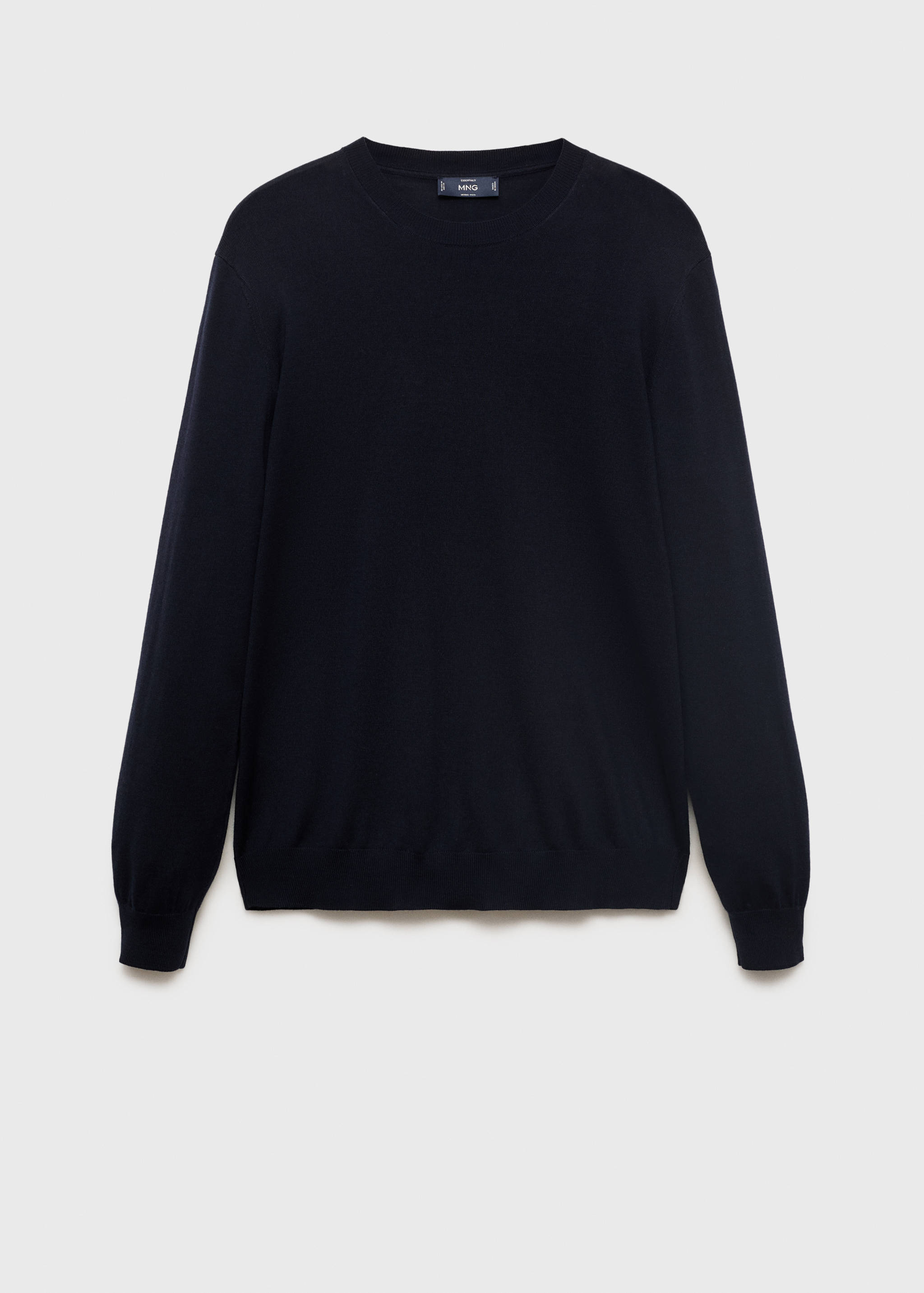 100% merino wool crew neck sweater - Article without model