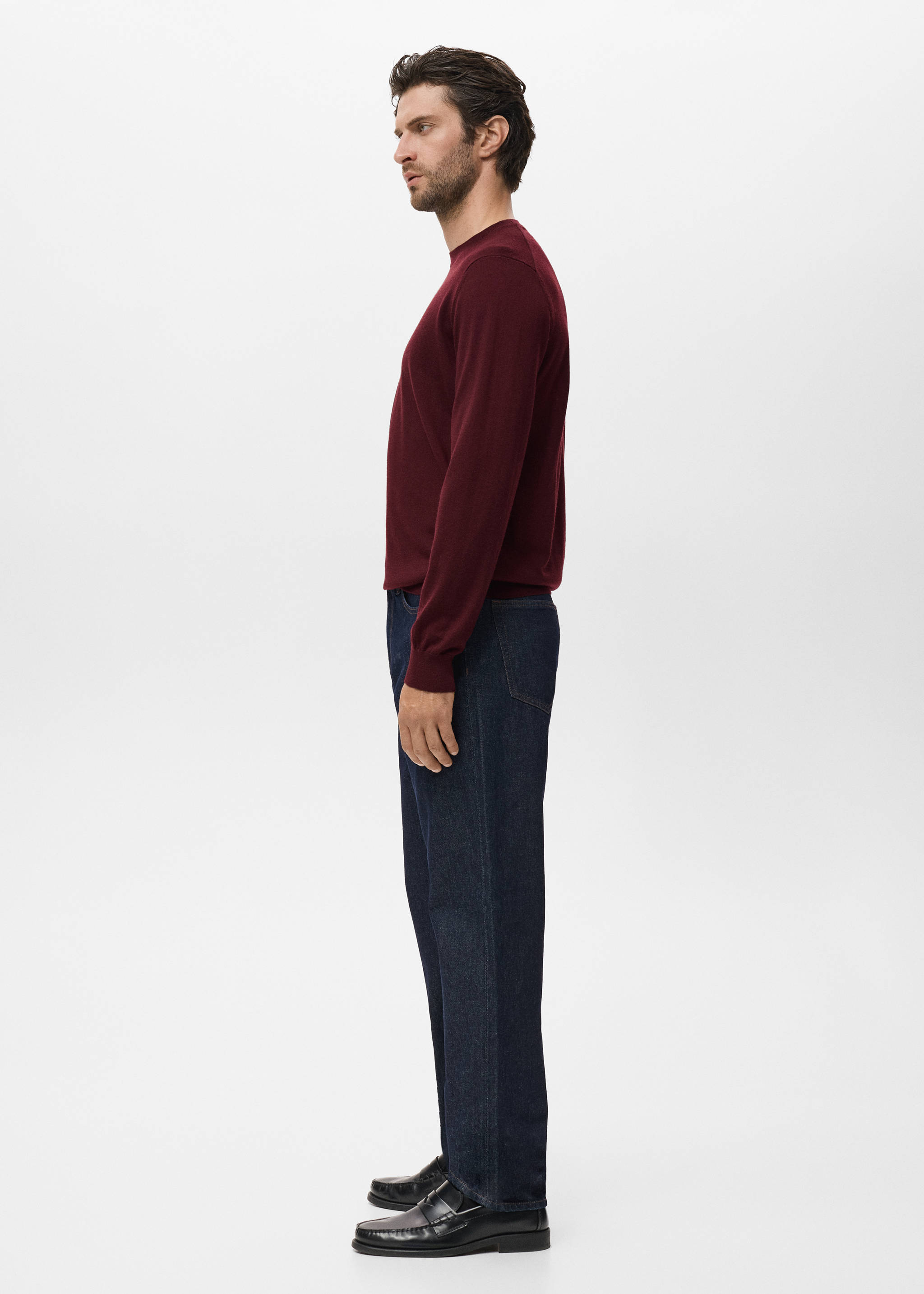 100% merino wool crew neck sweater - Details of the article 2