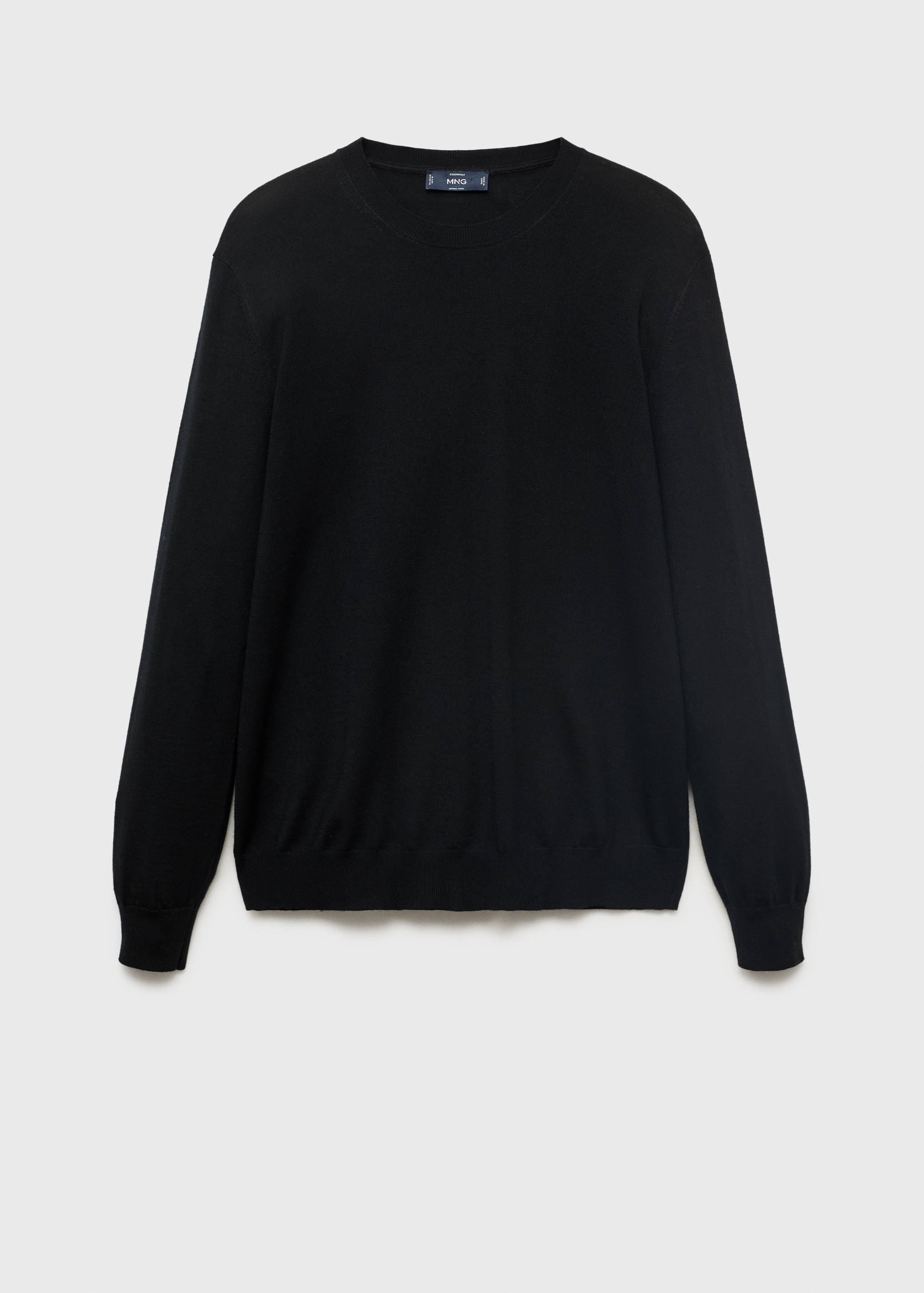 100% merino wool crew neck sweater - Article without model