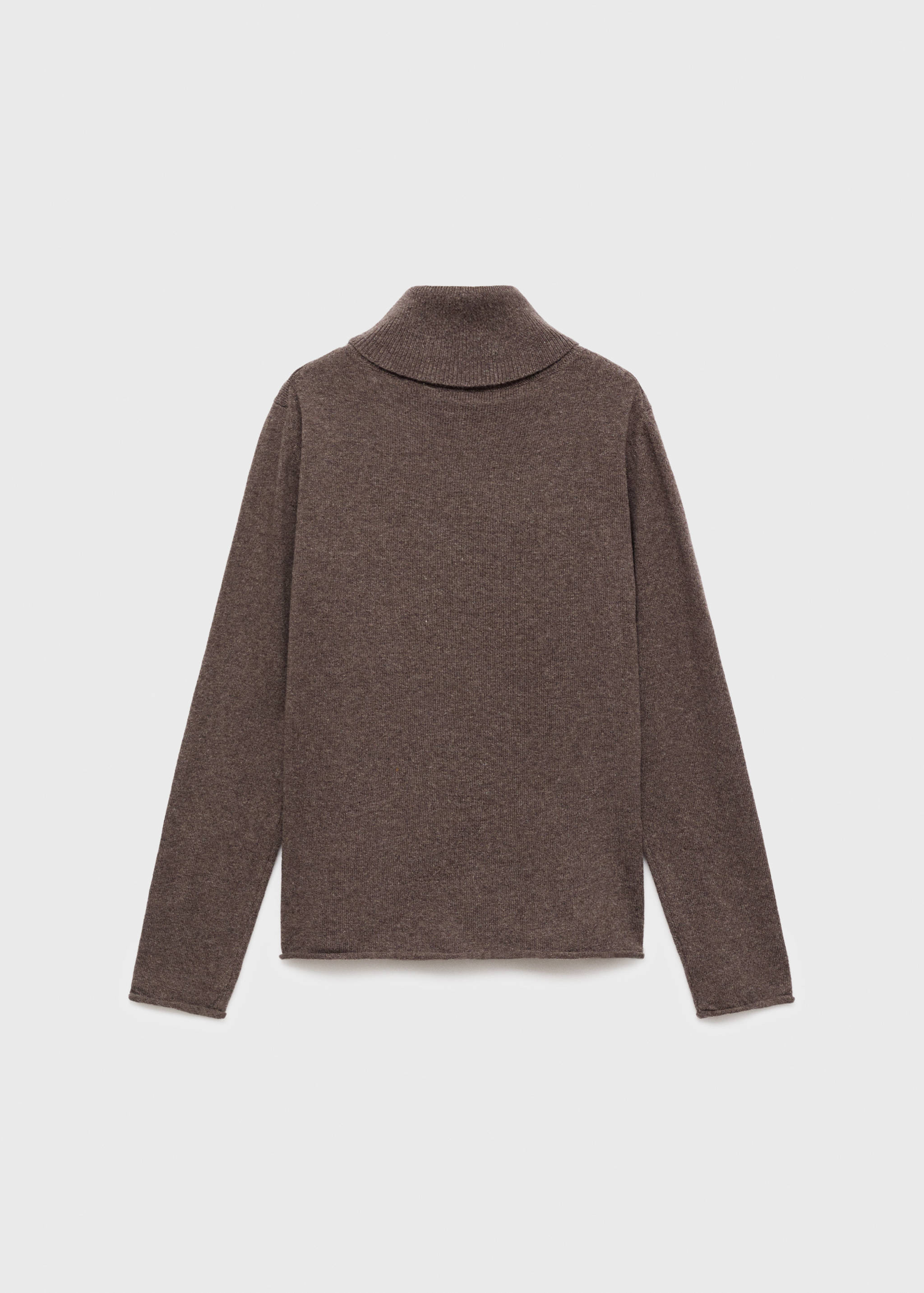 Turtleneck knit sweater - Reverse of the article