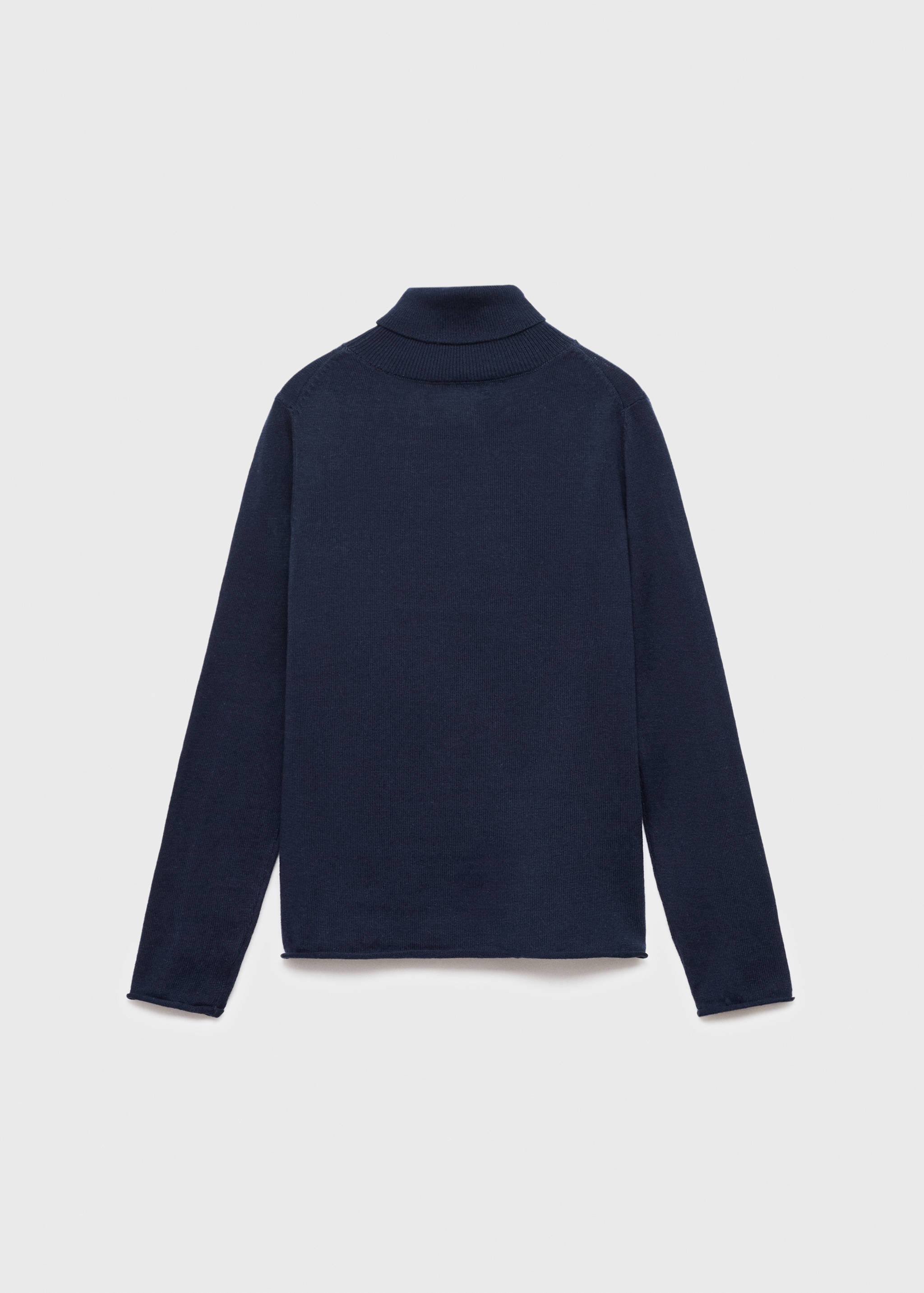 Turtleneck knit sweater - Reverse of the article
