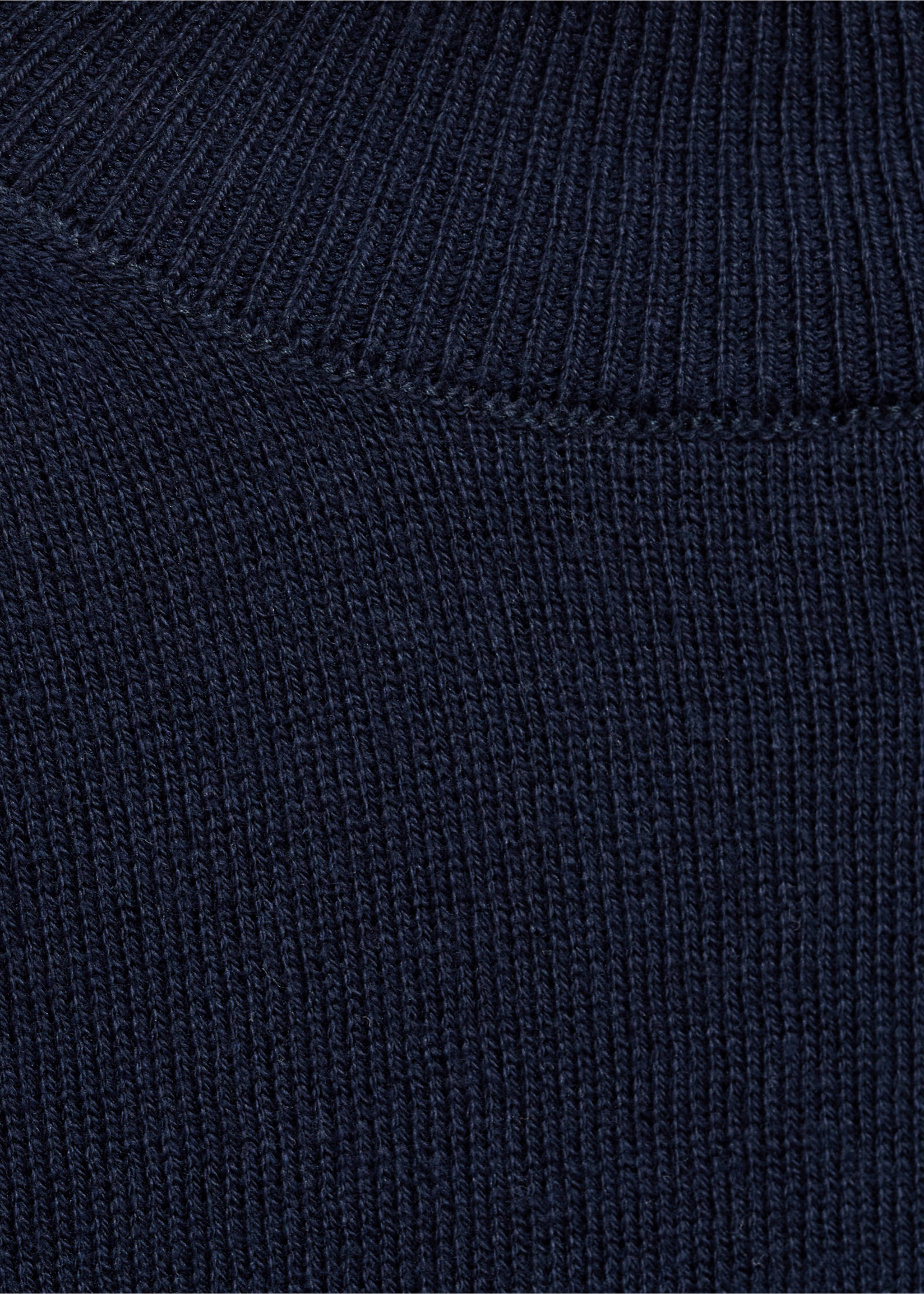 Turtleneck knit sweater - Details of the article 8, Dark Navy. Ref: 17075971-00.