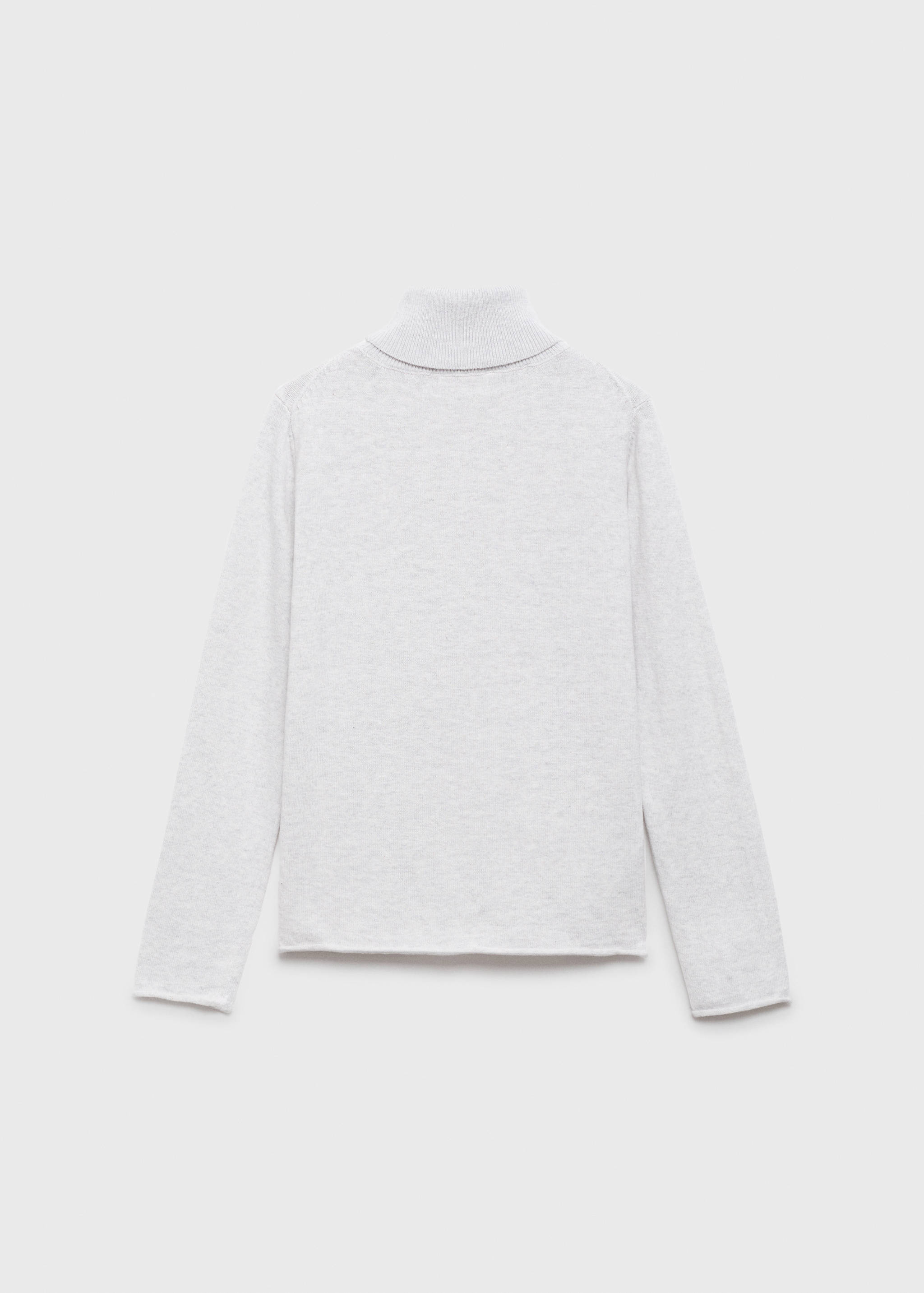 Turtleneck knit sweater - Reverse of the article