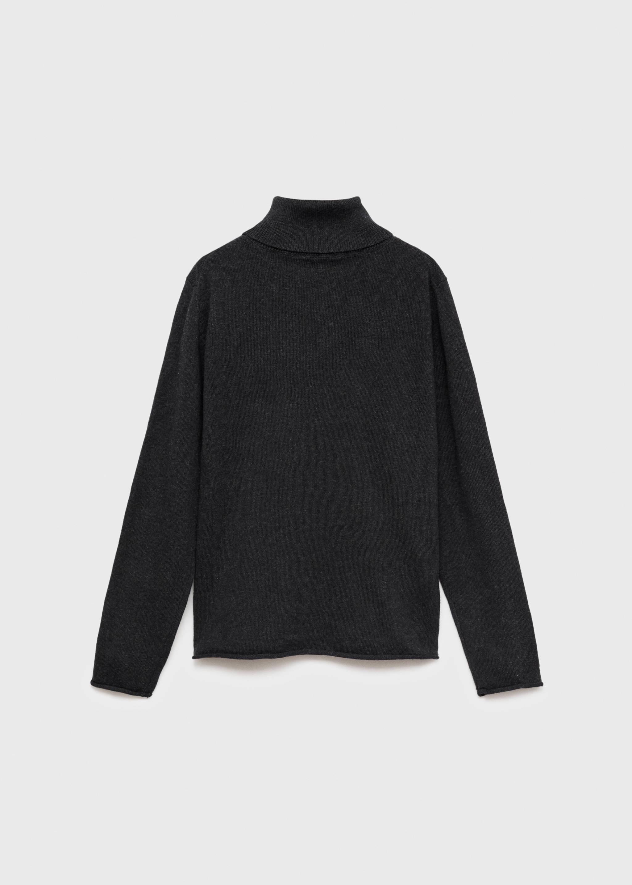 Turtleneck knit sweater - Reverse of the article