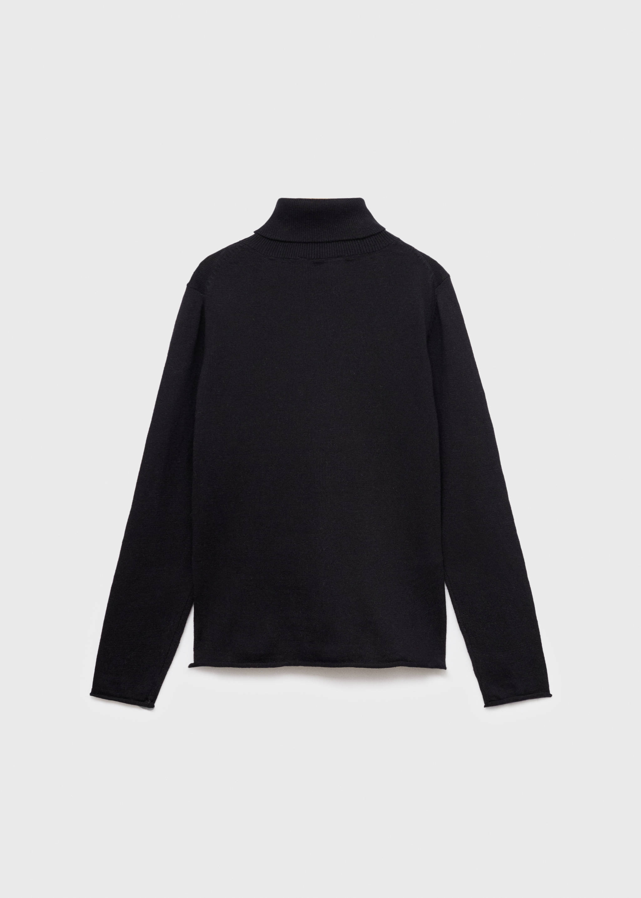 Turtleneck knit sweater - Reverse of the article