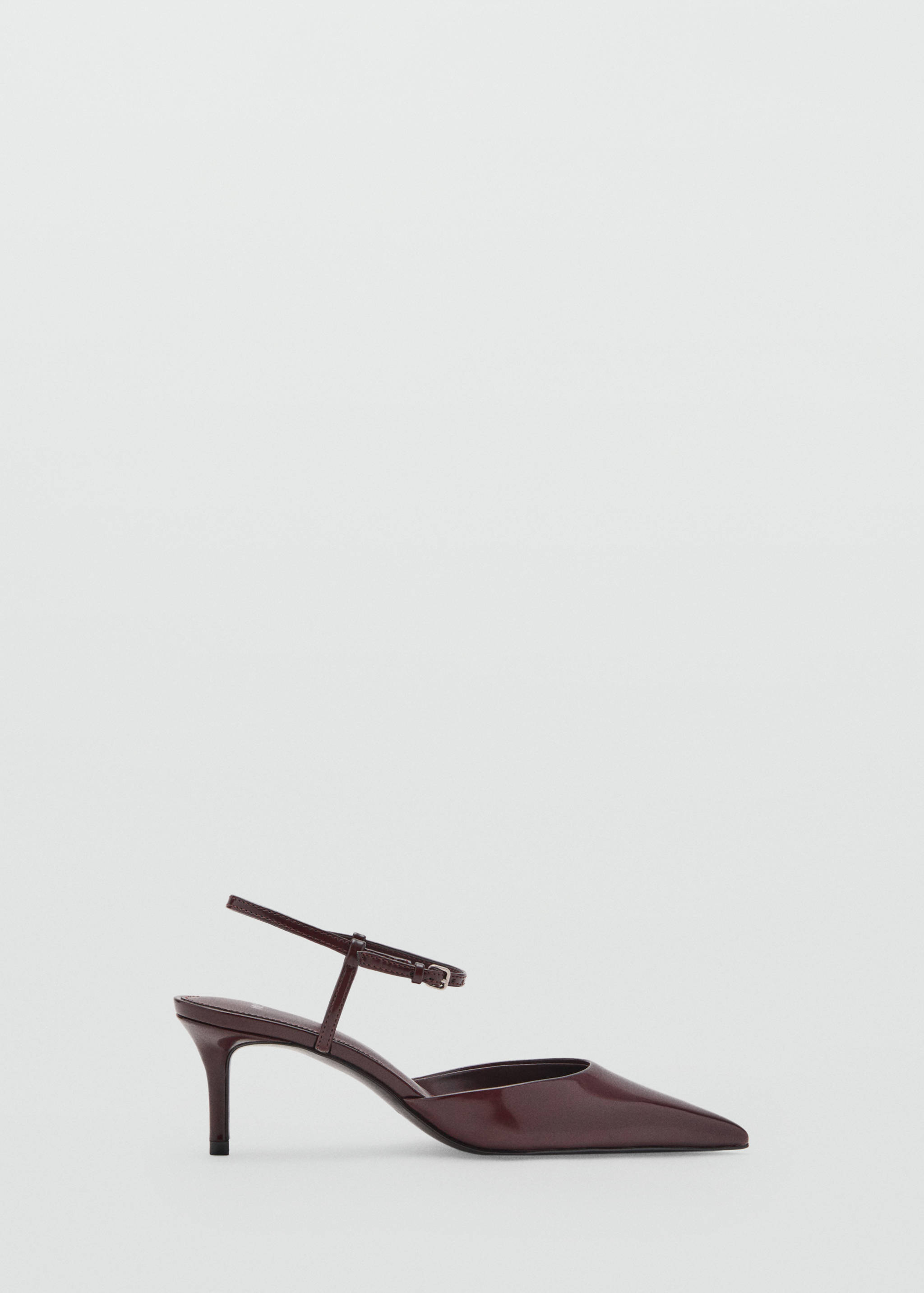 Kitten-heeled shoes with ankle strap - Article without model