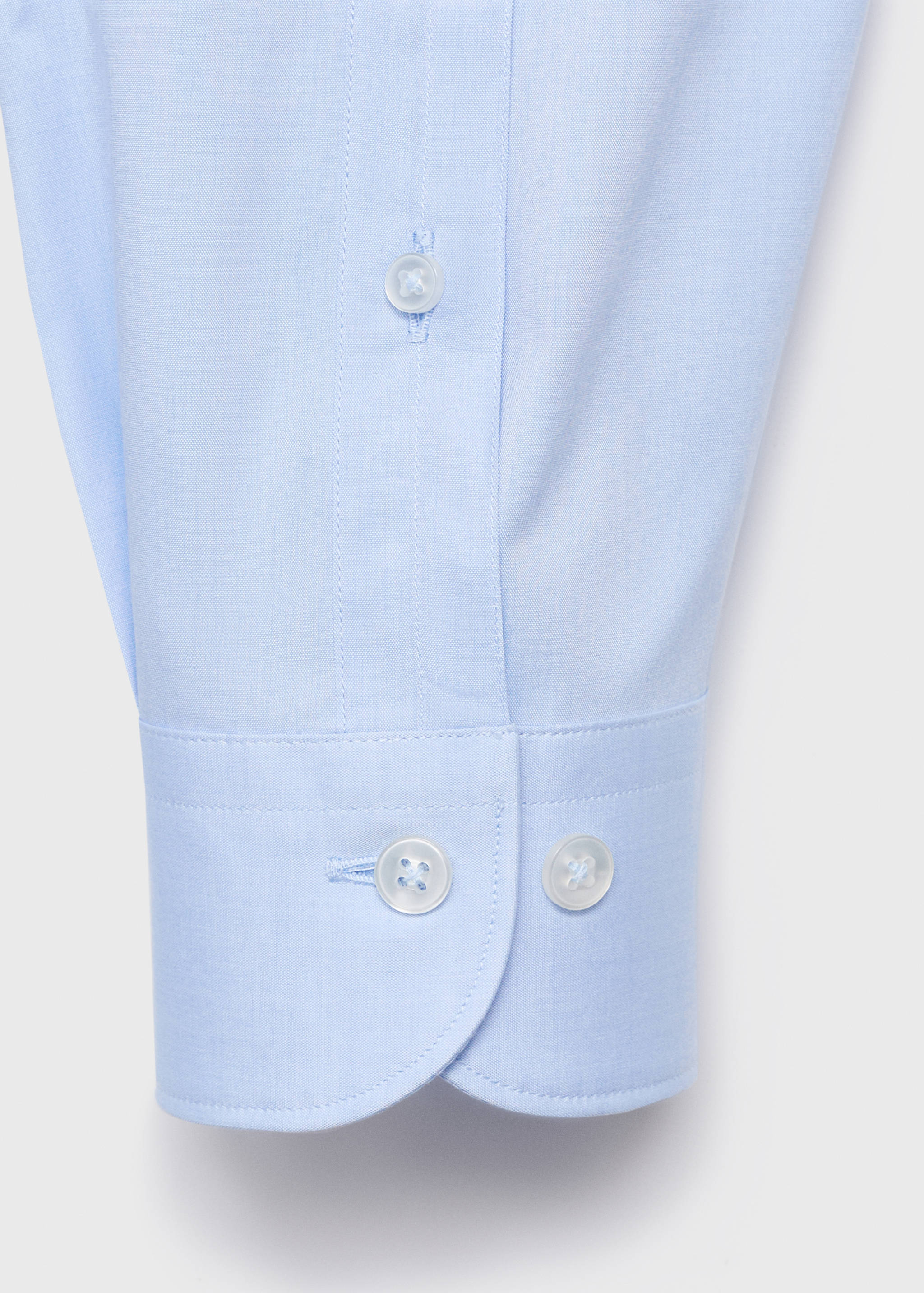 100% cotton slim-fit shirt - Details of the article 0
