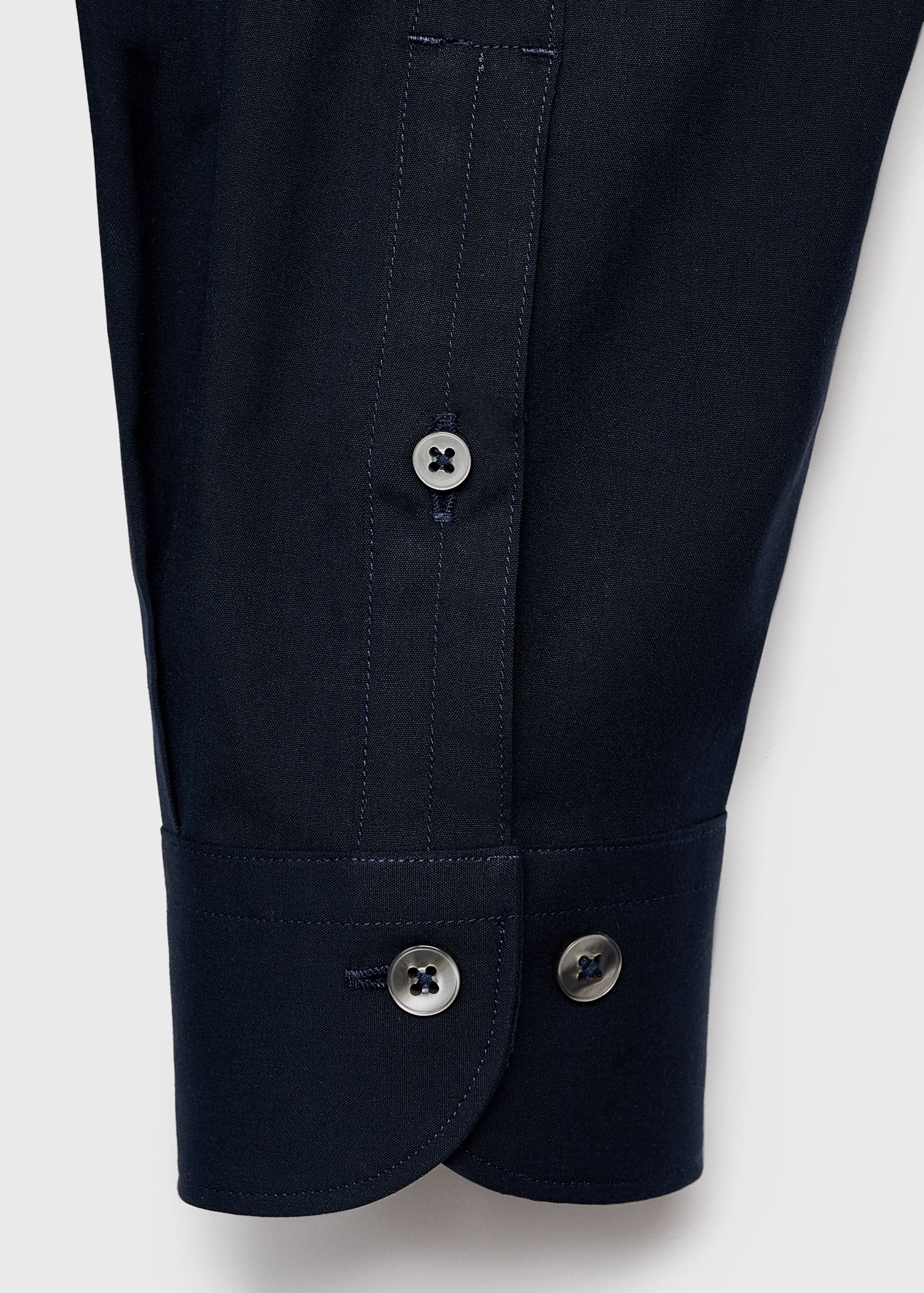 100% cotton slim-fit shirt - Details of the article 0