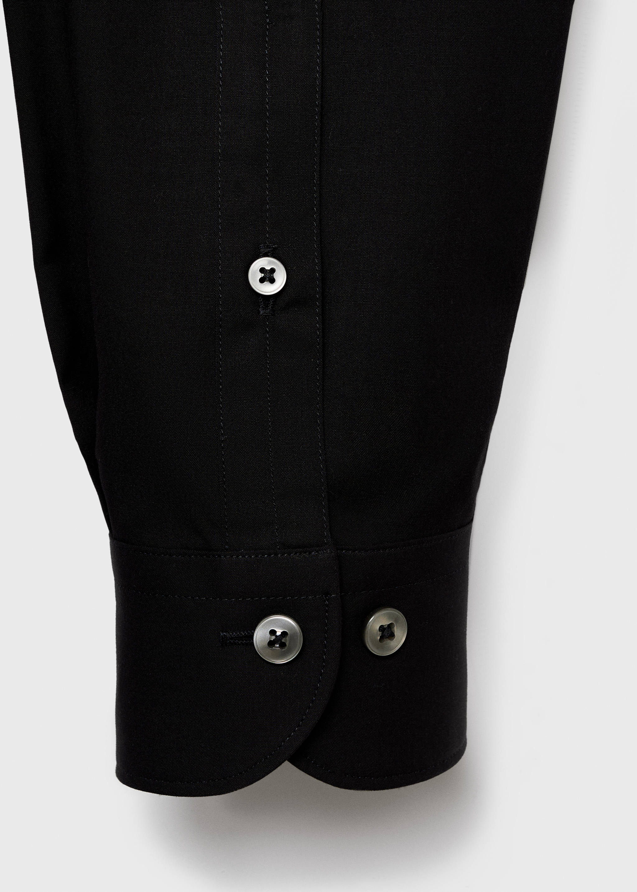 100% cotton slim-fit shirt - Details of the article 0
