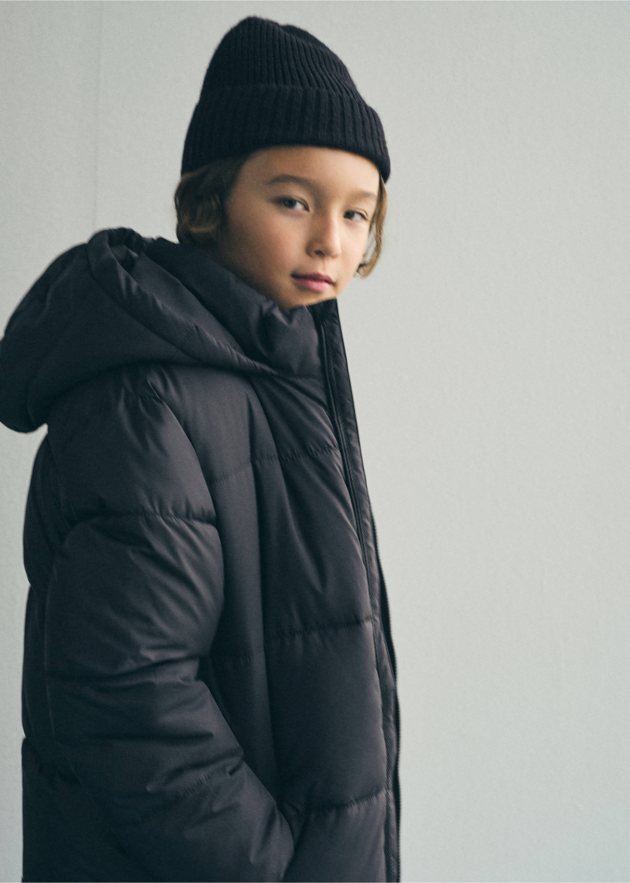 Gorro punto vuelta - Detalle del artículo 9, Azul marino. Ref: 17075981-00.