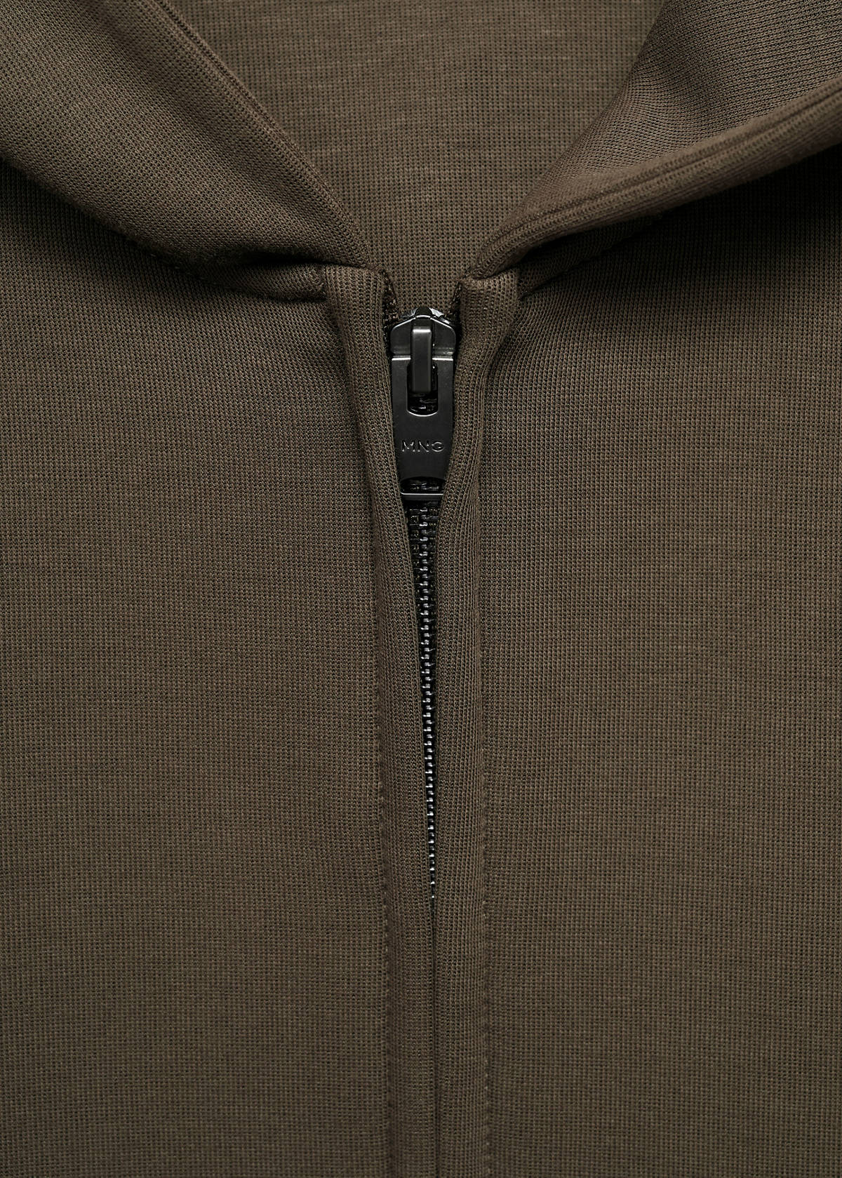 Zip-up hoodie — Olive Green