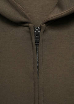 Zip-up hoodie — Olive Green 7