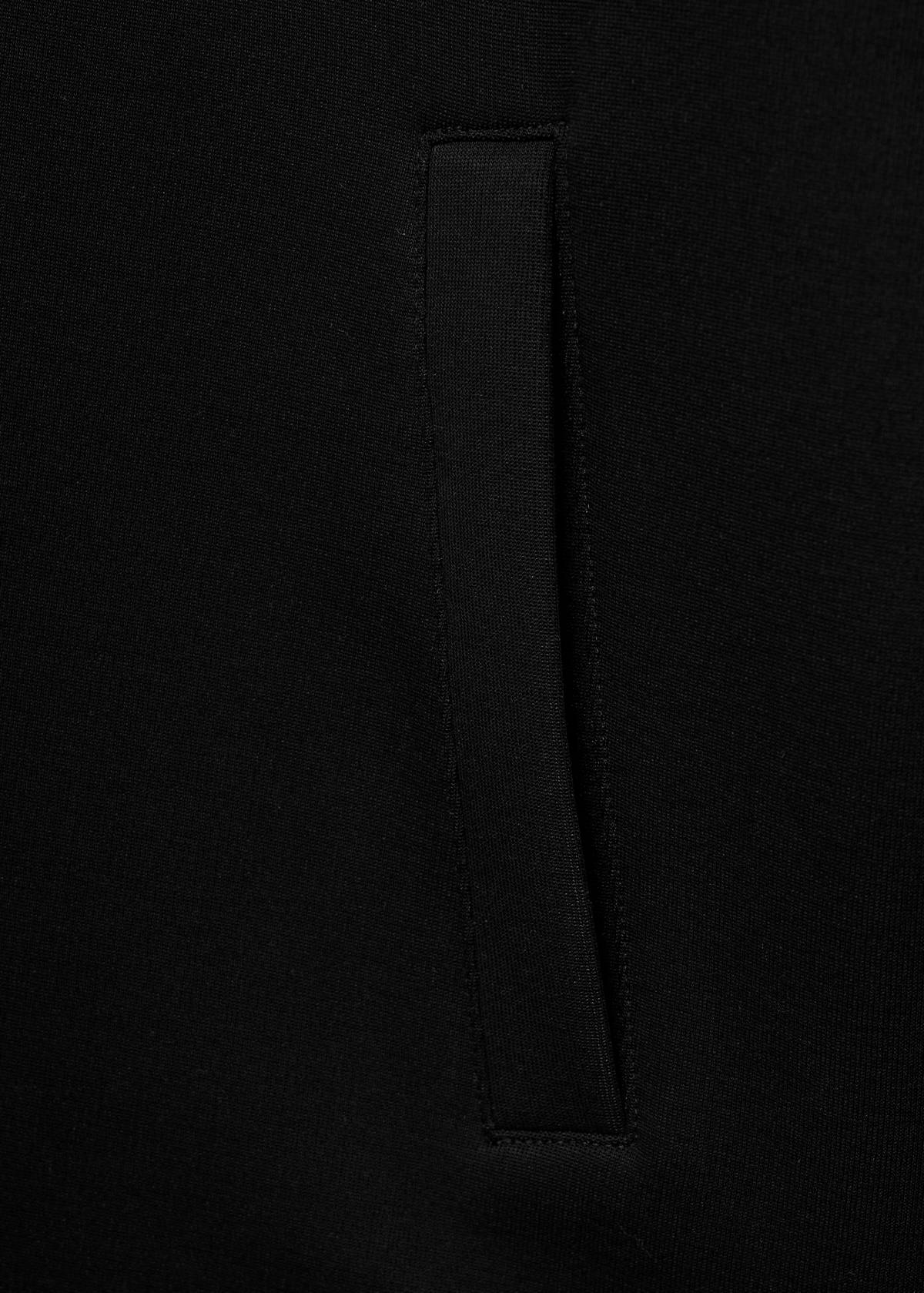 Zip-up hoodie — Black
