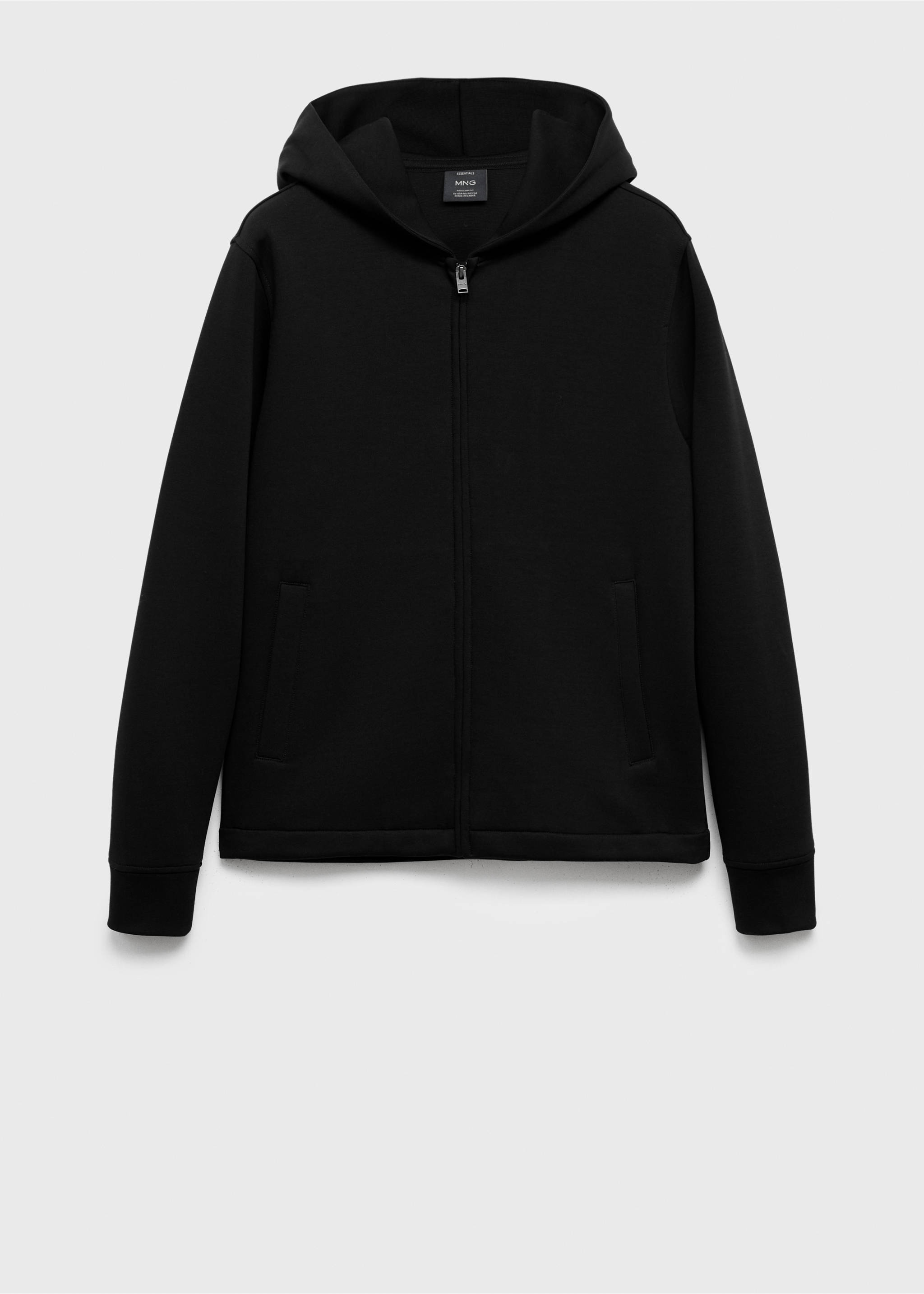 Sudadera cremallera capucha - Artículo sin modelo, Negro. Ref: 17075998-00.