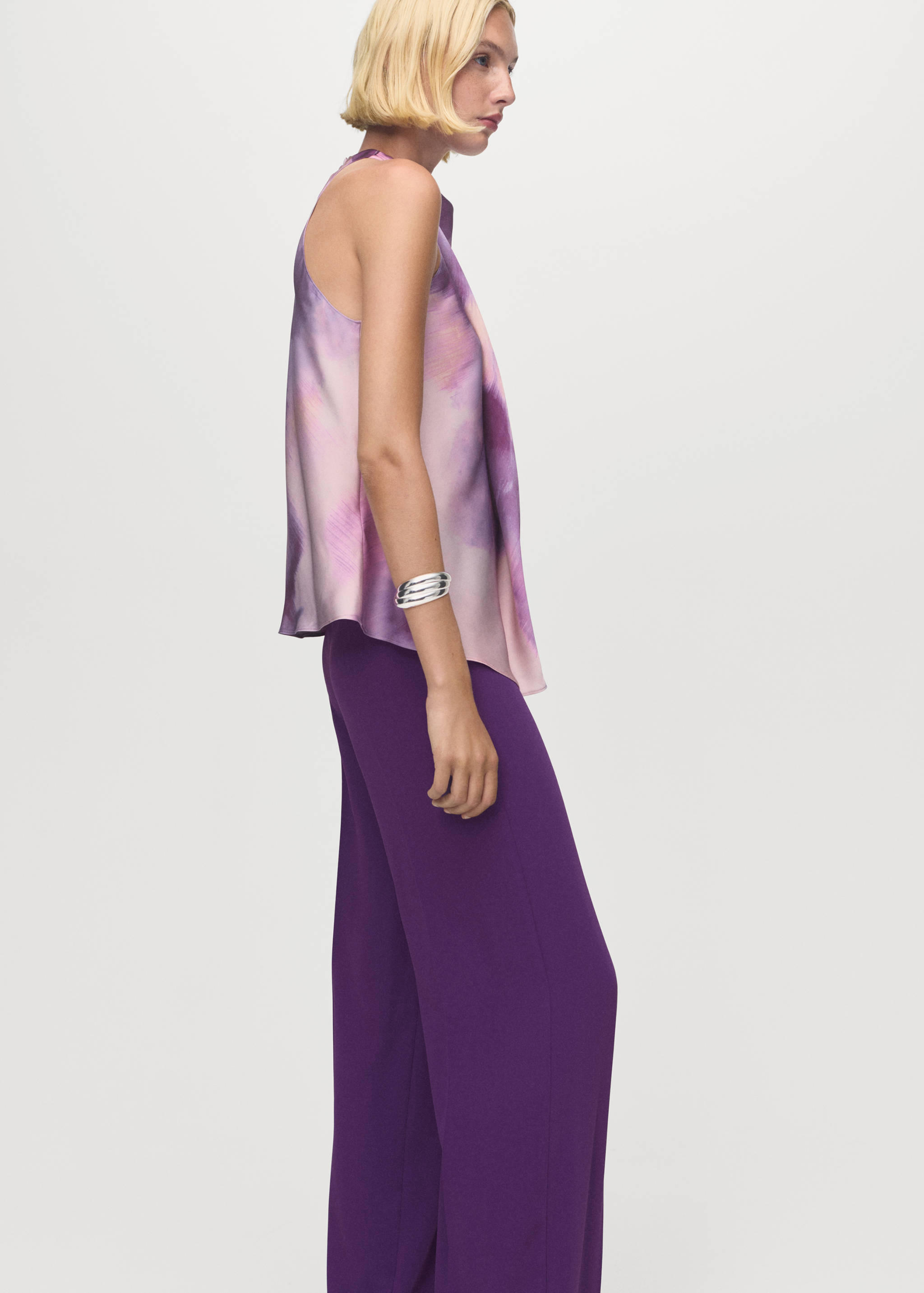 Pantalón recto tiro alto - Detalle del artículo 1