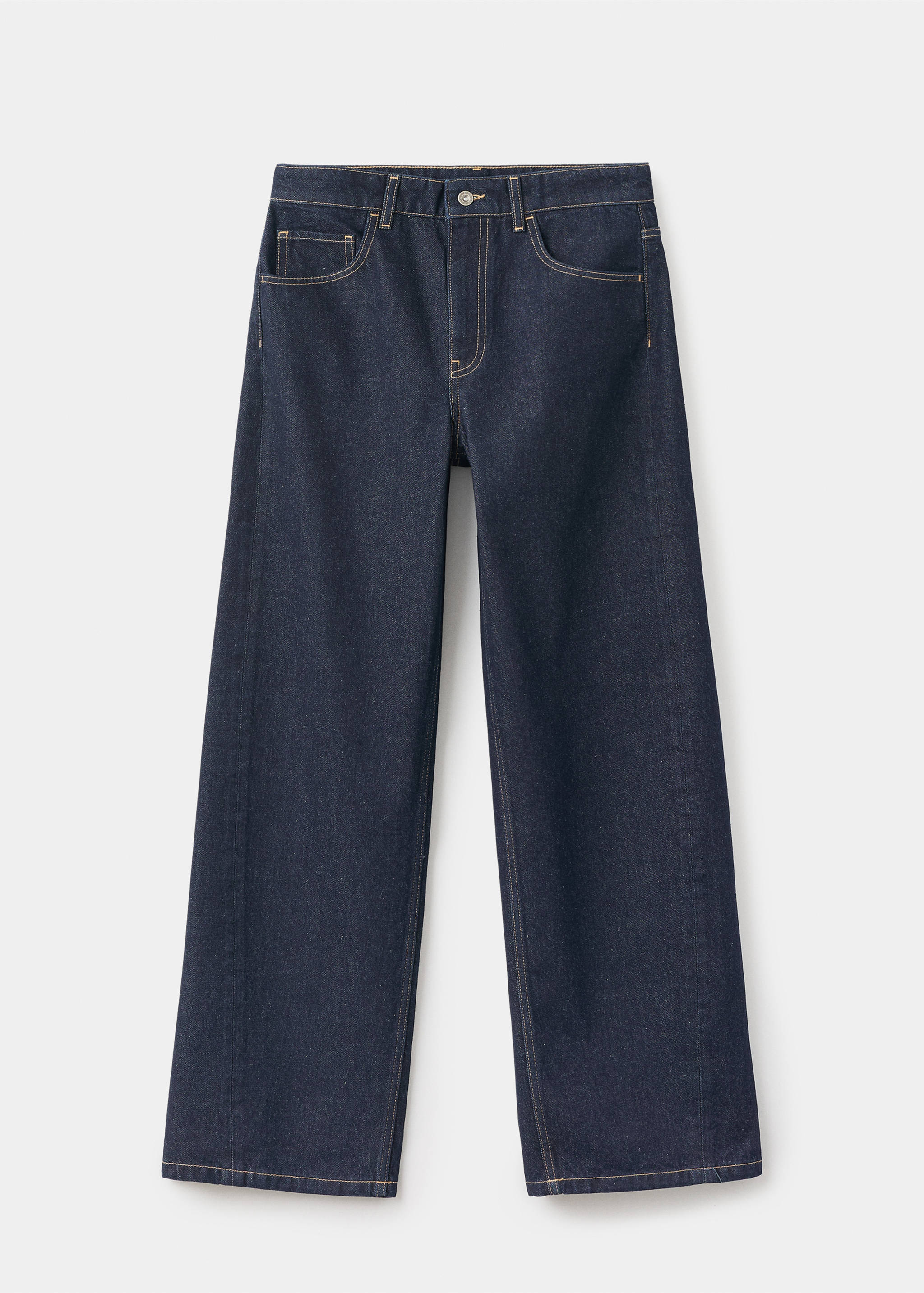 Jean barrel taille normale rinse wash - Article sans modèle, Bleu. Ref: 17076001-00.
