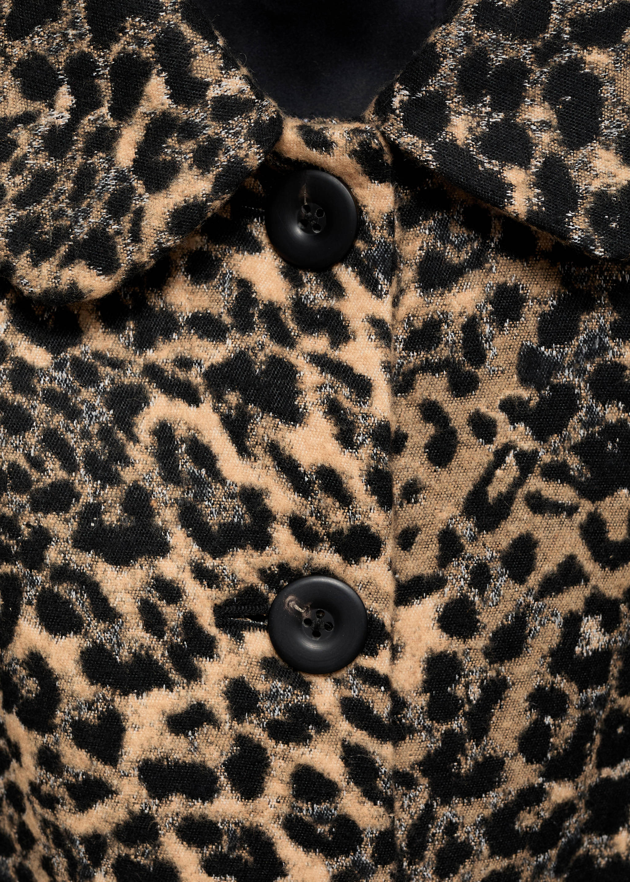 Leopard-print long coat - Details of the article 8