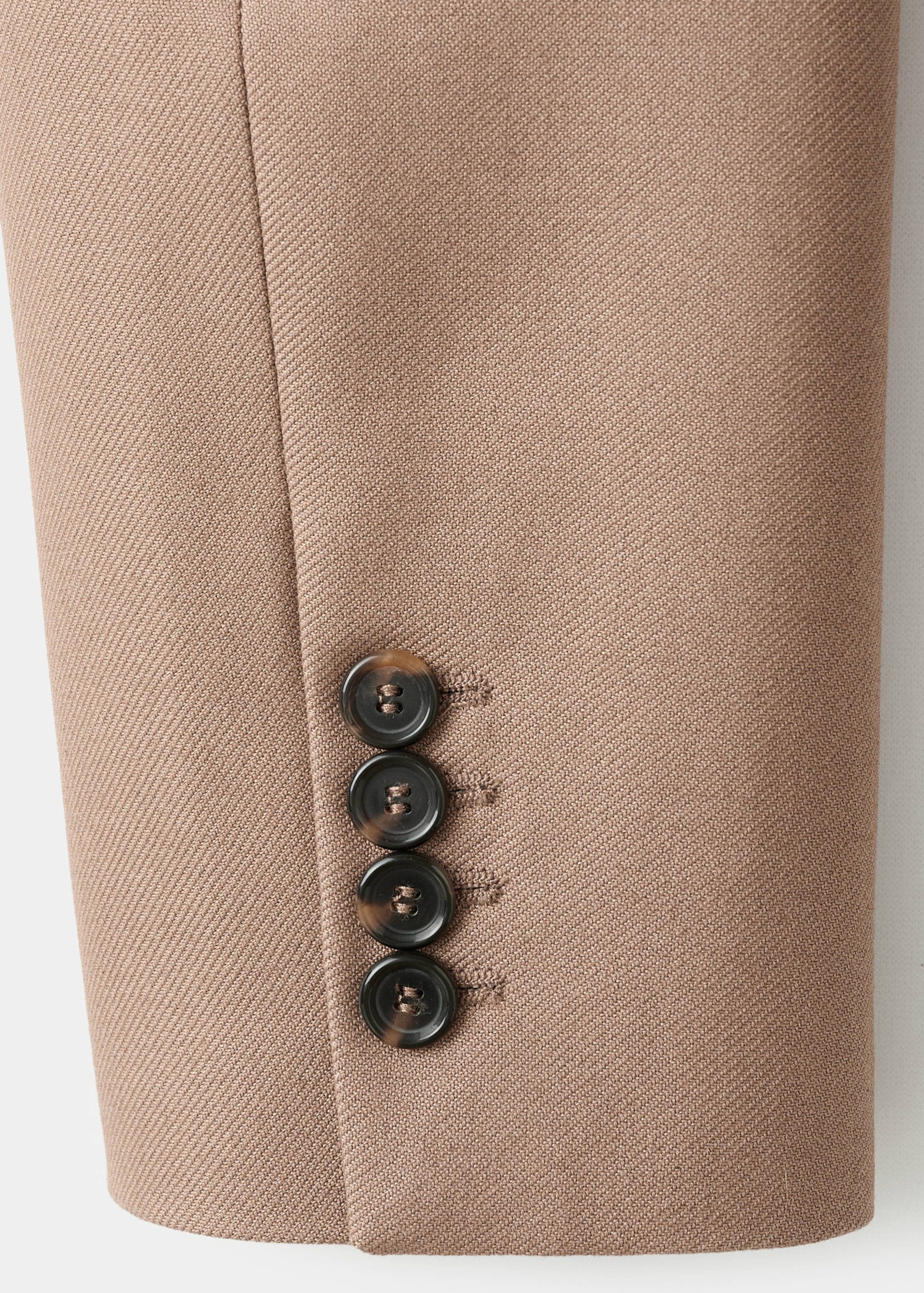 Wool-blend suit jacket with pockets - Details of the article 0