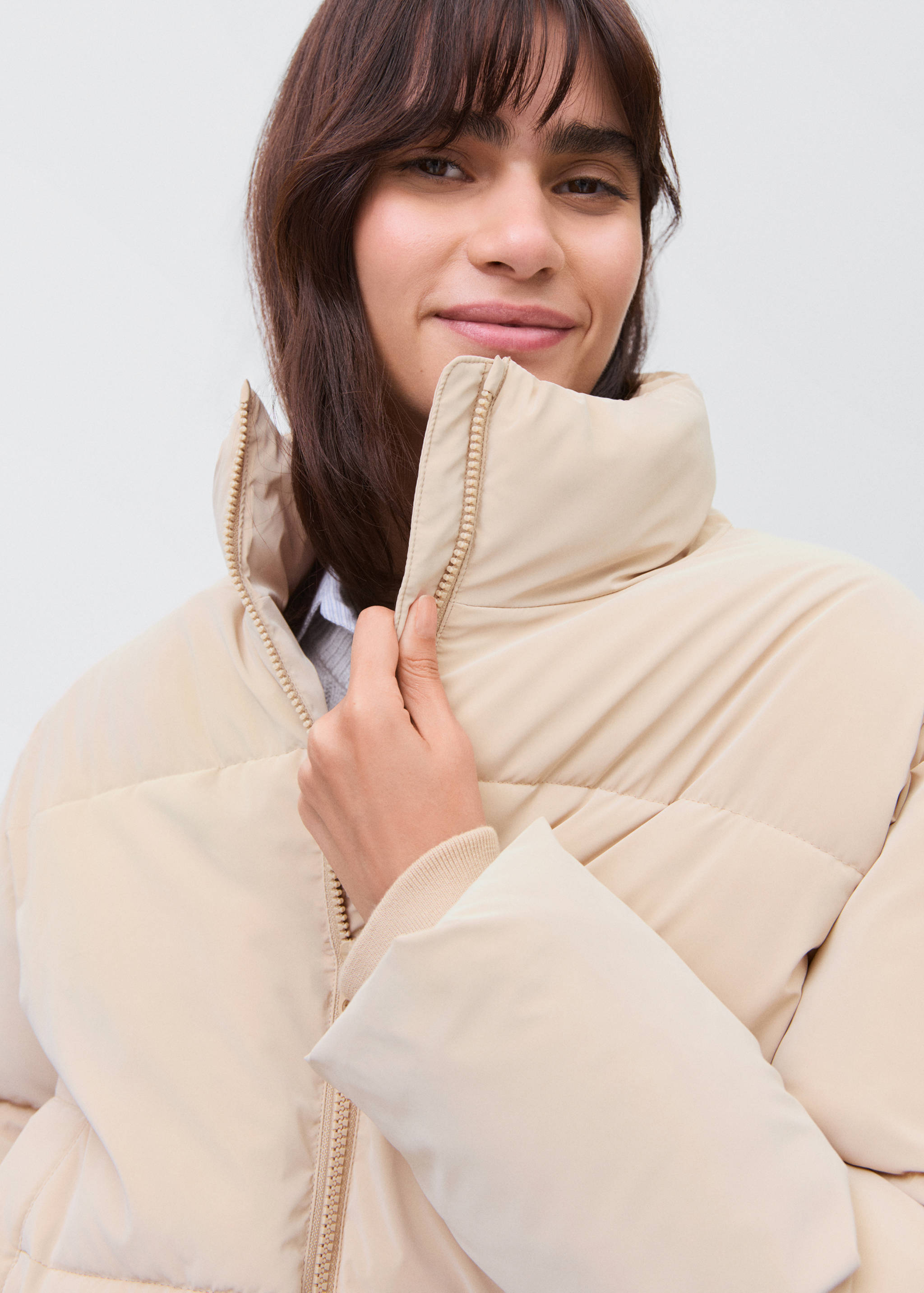 Soft quilted anorak - Details of the article 1