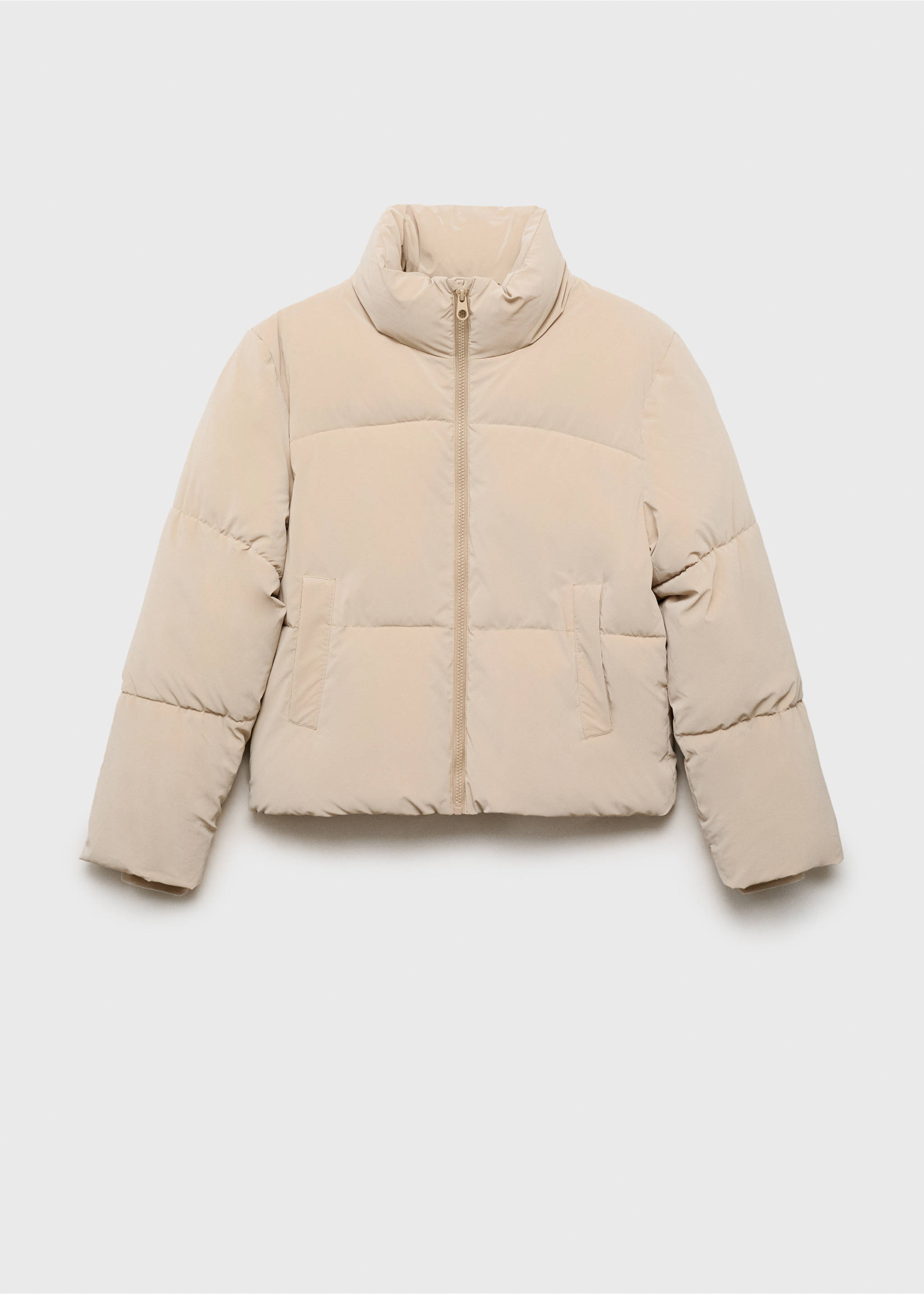 Soft quilted anorak - Article without model, Beige. Ref: 17076325-00.