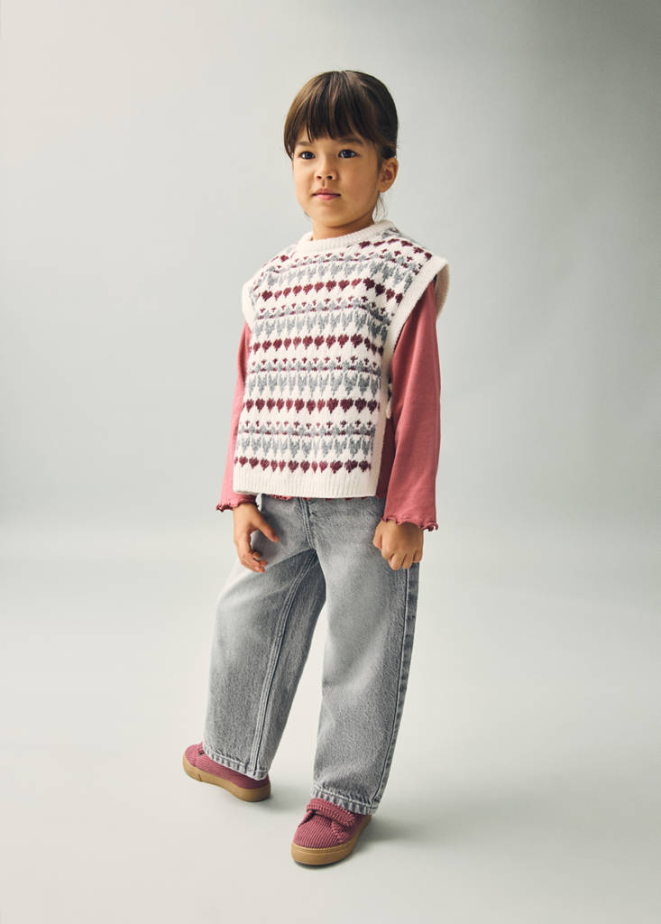 Straight cotton jeans — Denim Grey