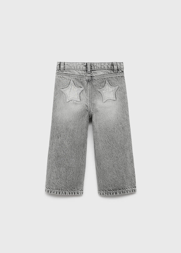 Straight cotton jeans — Denim Grey