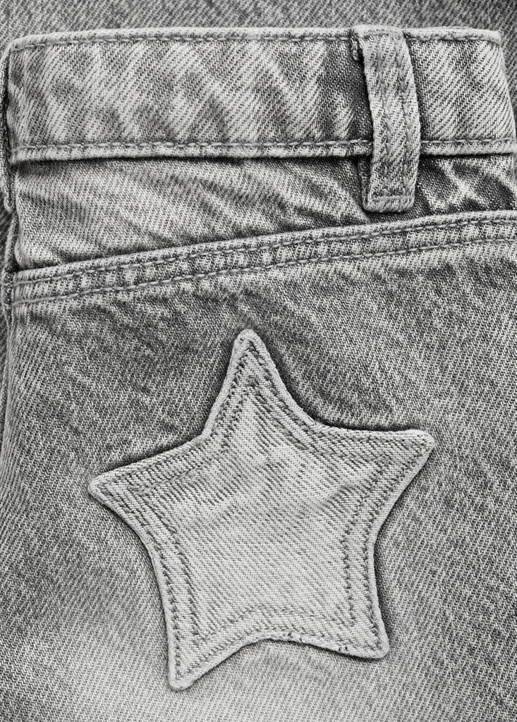 Straight cotton jeans — Denim Grey