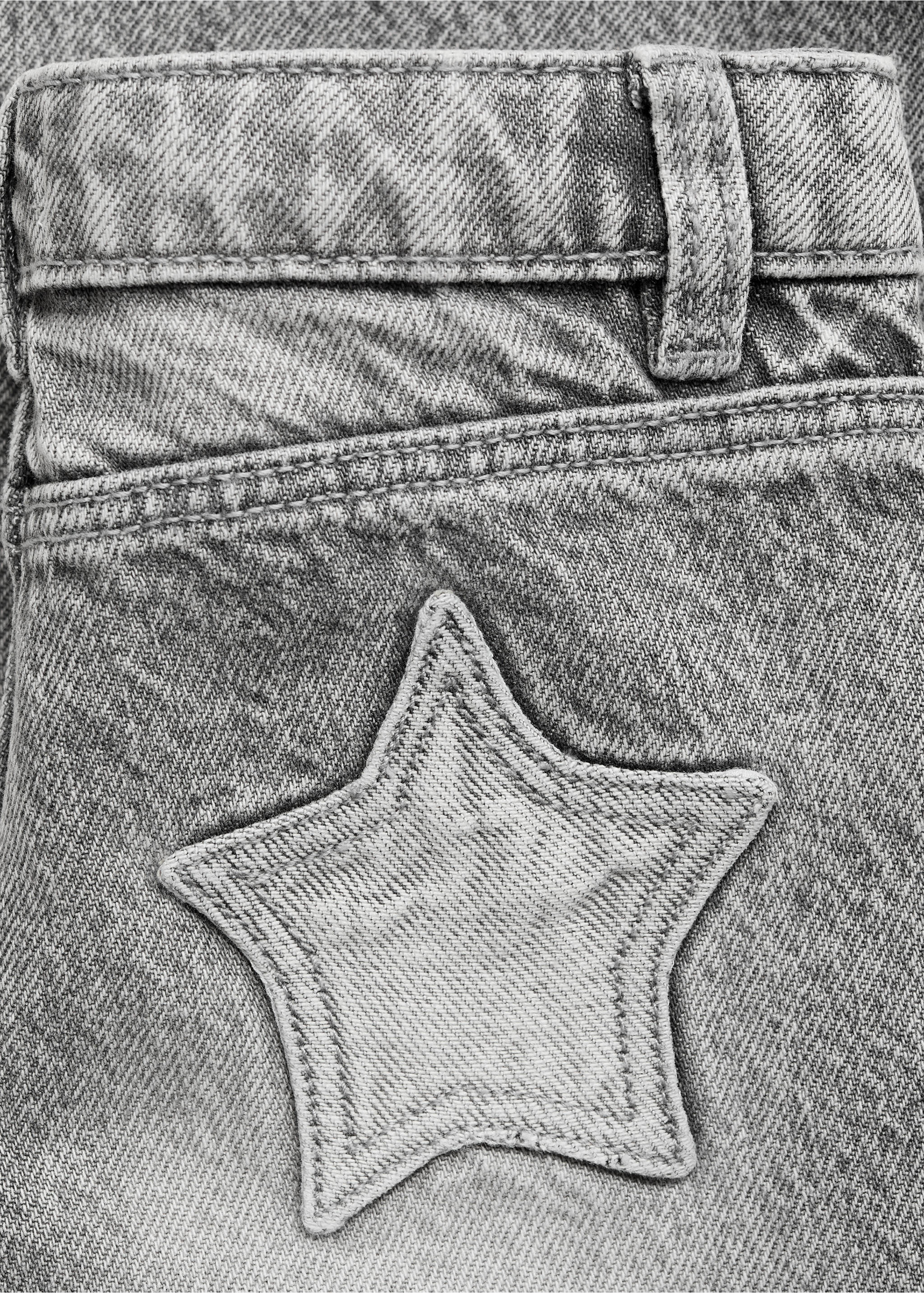Jean droit coton - Détail de l'article 0, Gris denim. Ref: 17076331-00.