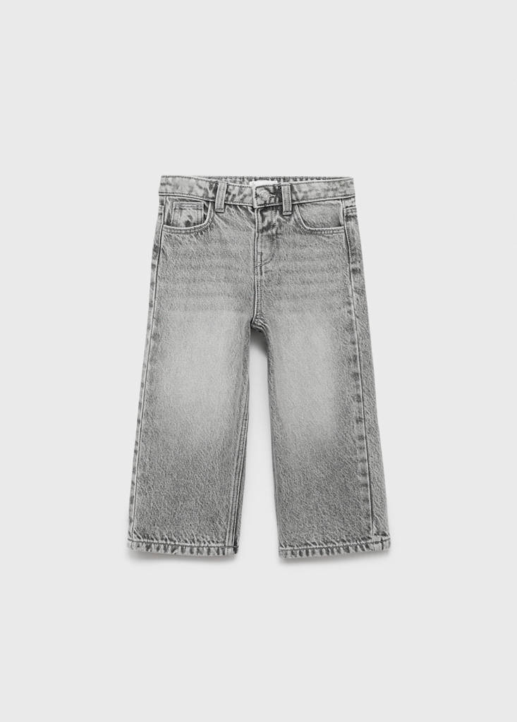 Straight cotton jeans — Denim Grey