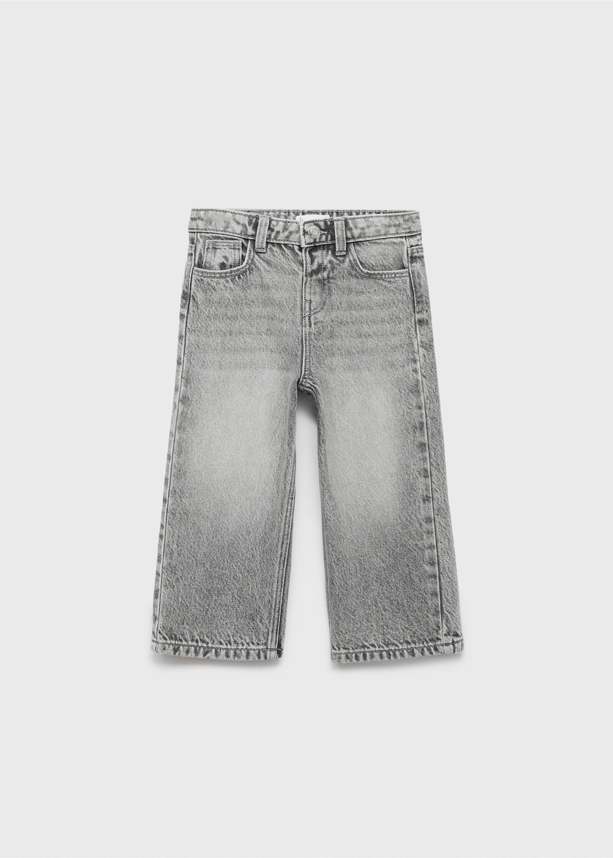 Jean droit coton - Article sans modèle, Gris denim. Ref: 17076331-00.