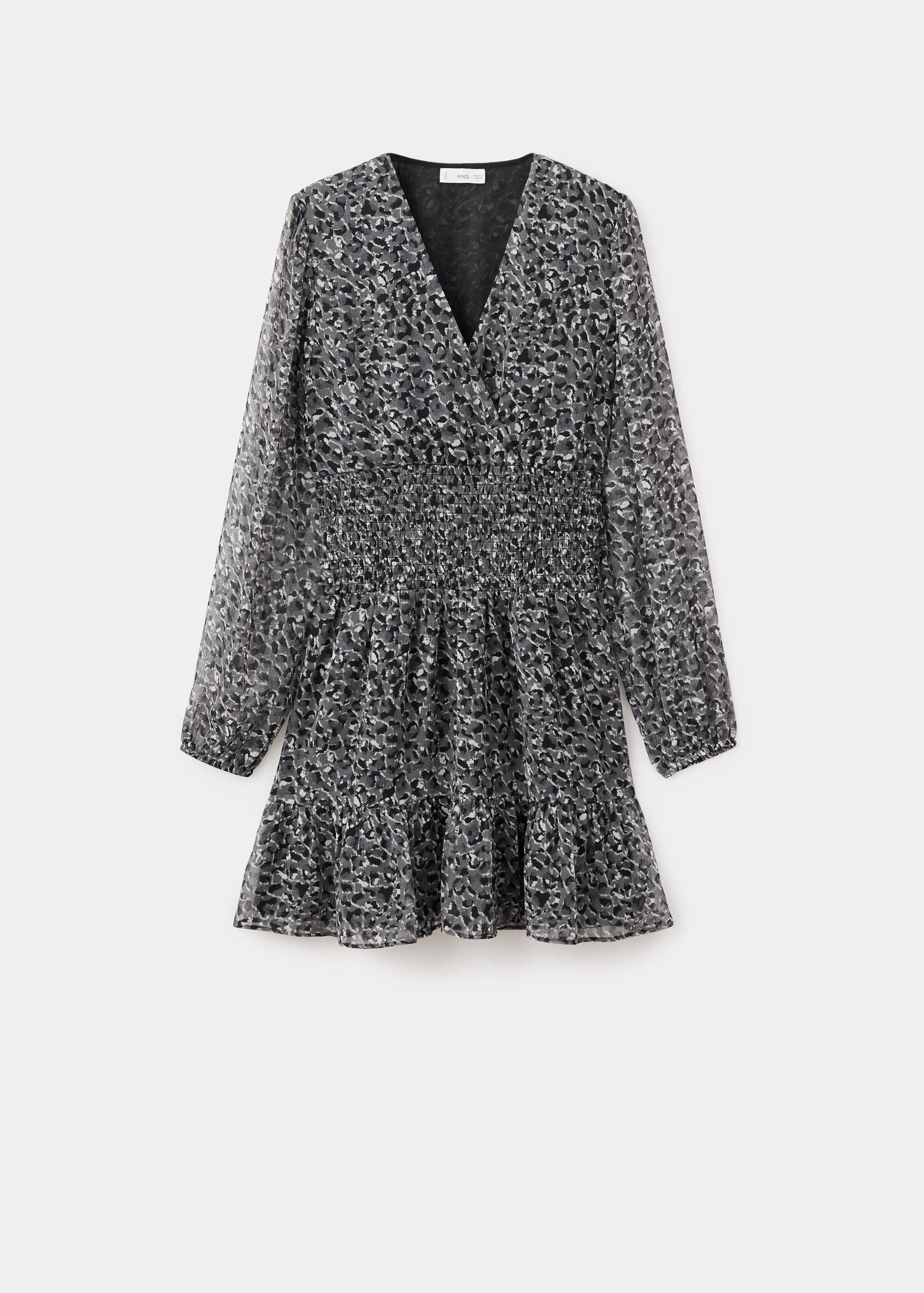 Ruffled leopard ledress - Article without model