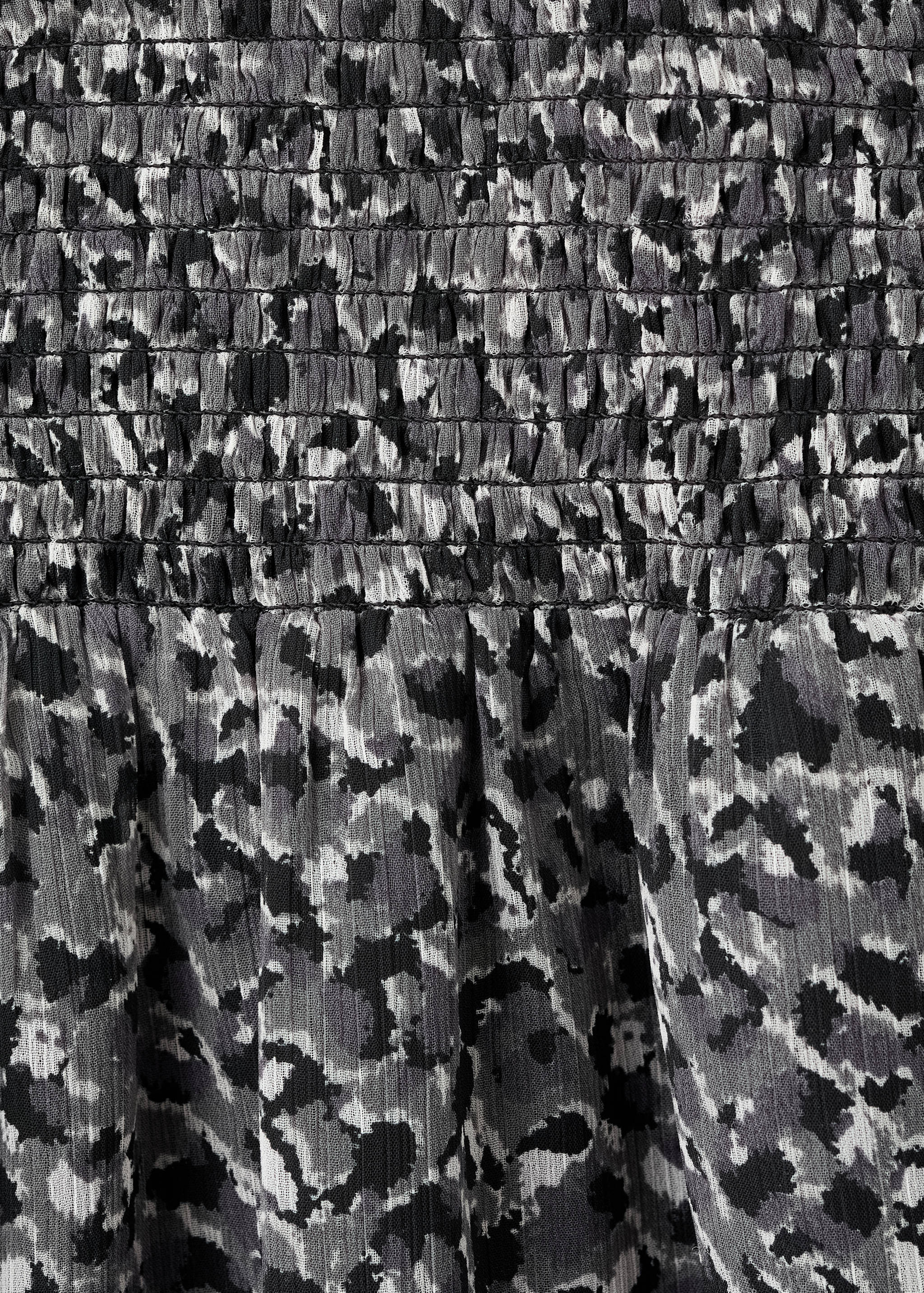 Ruffled leopard ledress - Details of the article 0