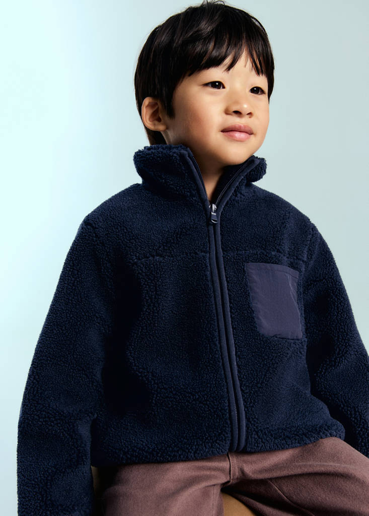 Fleece jacket — Navy