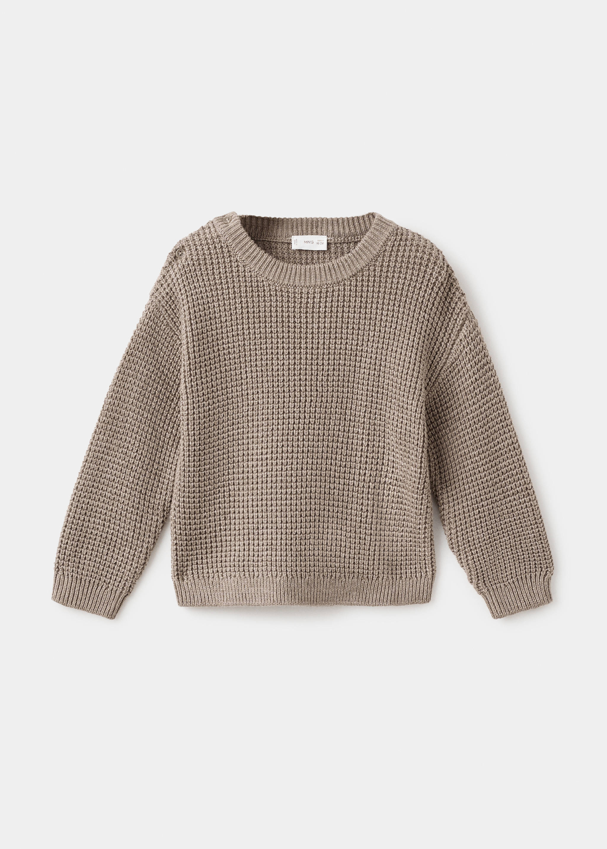 Knitted cotton sweater - Article without model