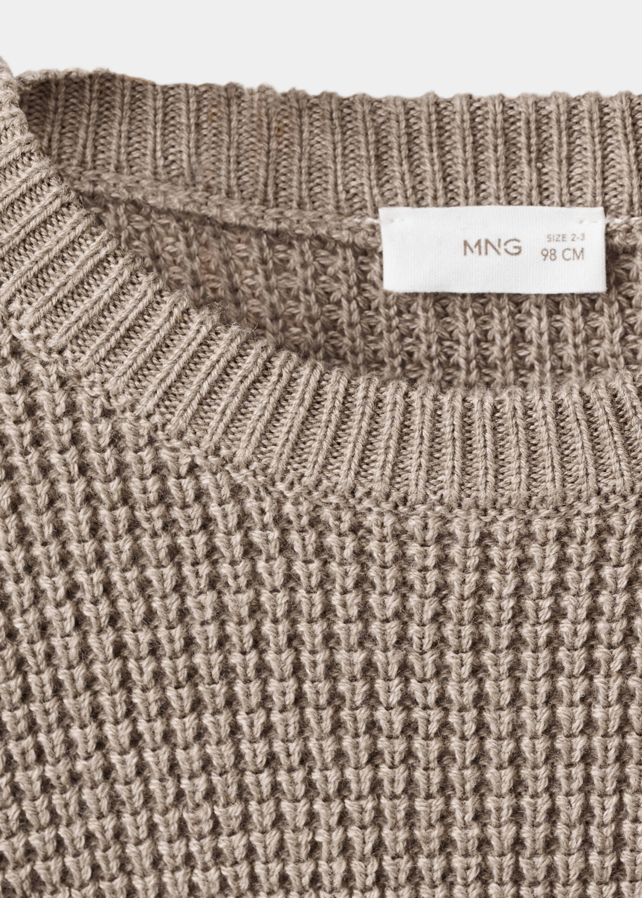 Knitted cotton sweater - Details of the article 8