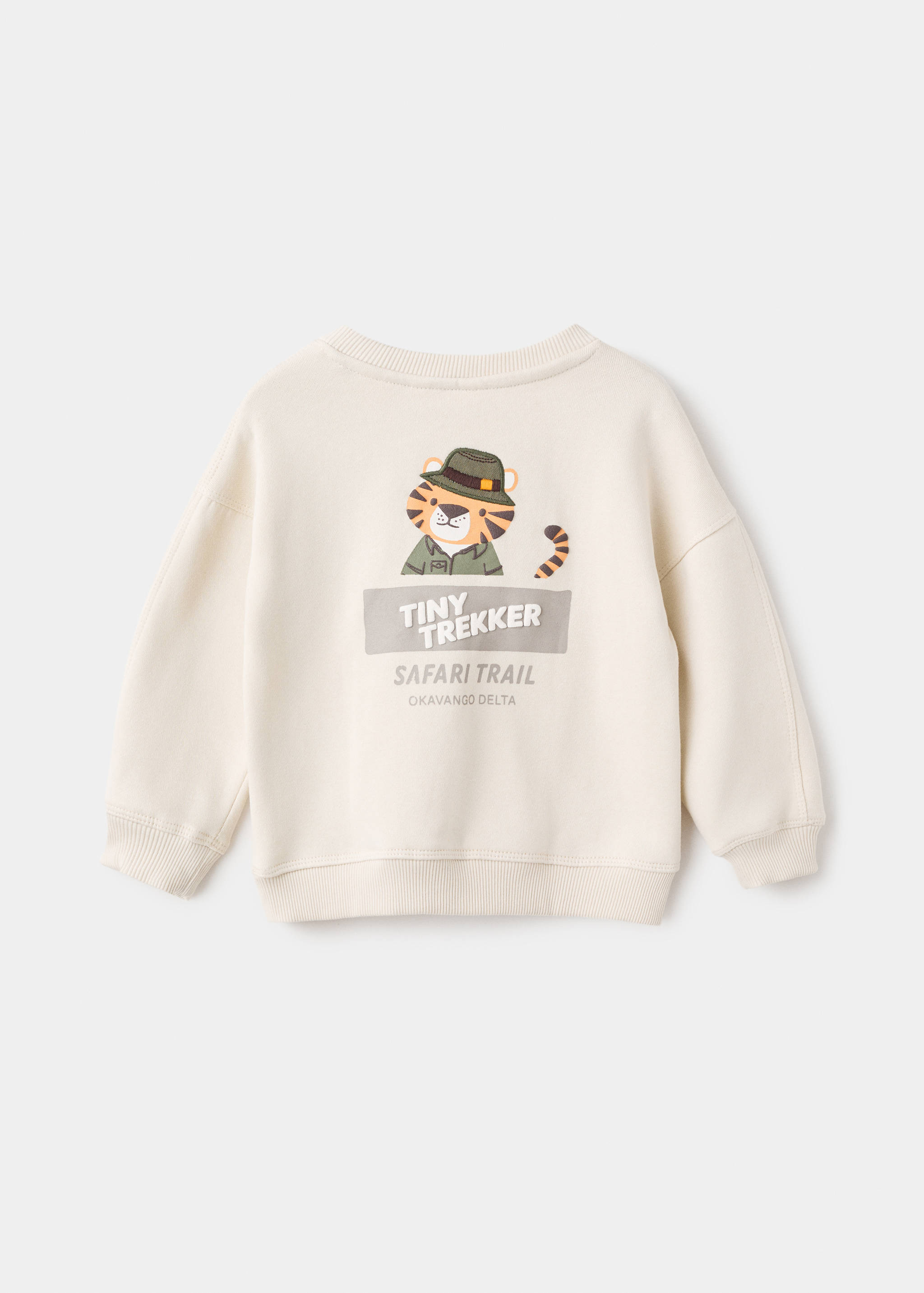 Lion print sweatshirt - Reverse of the article