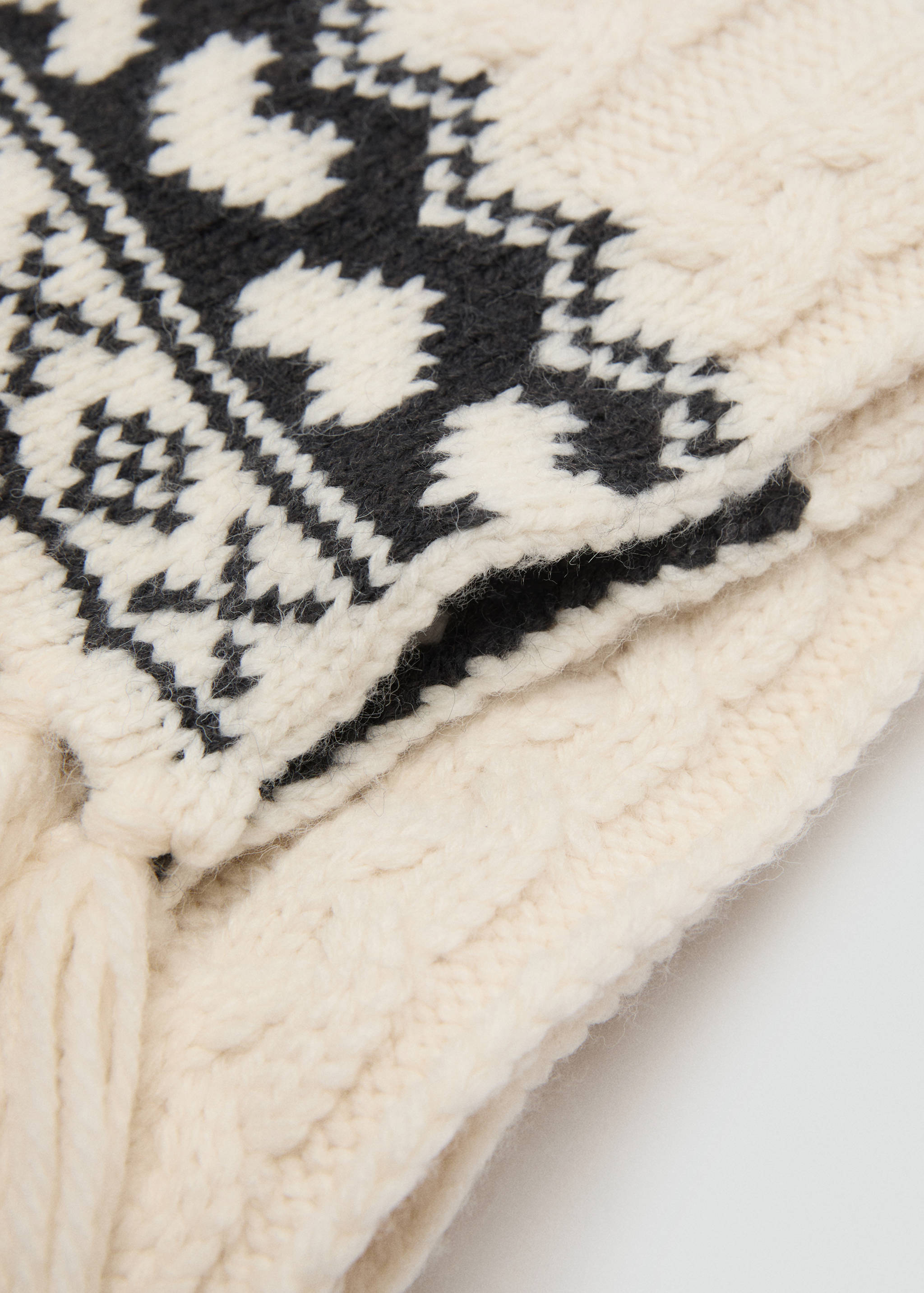 Knit scarf - Medium plane