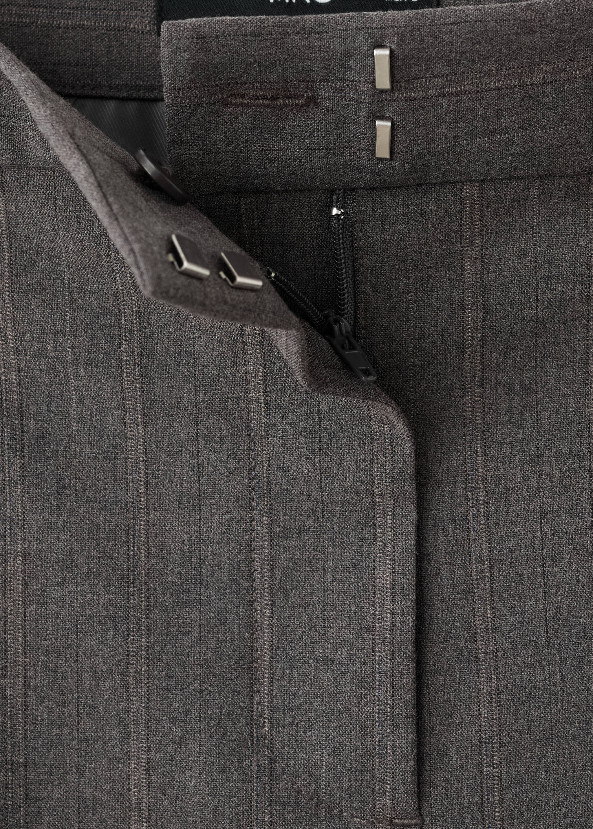 Pleated wide leg trousers - Details of the article 0