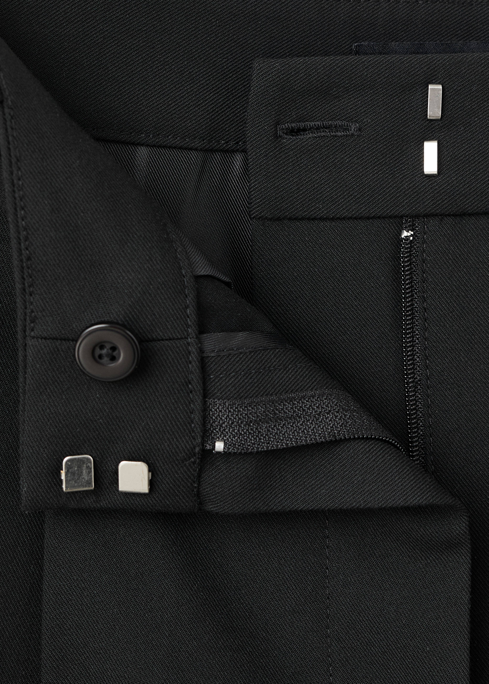 Pleated wide leg trousers - Details of the article 8